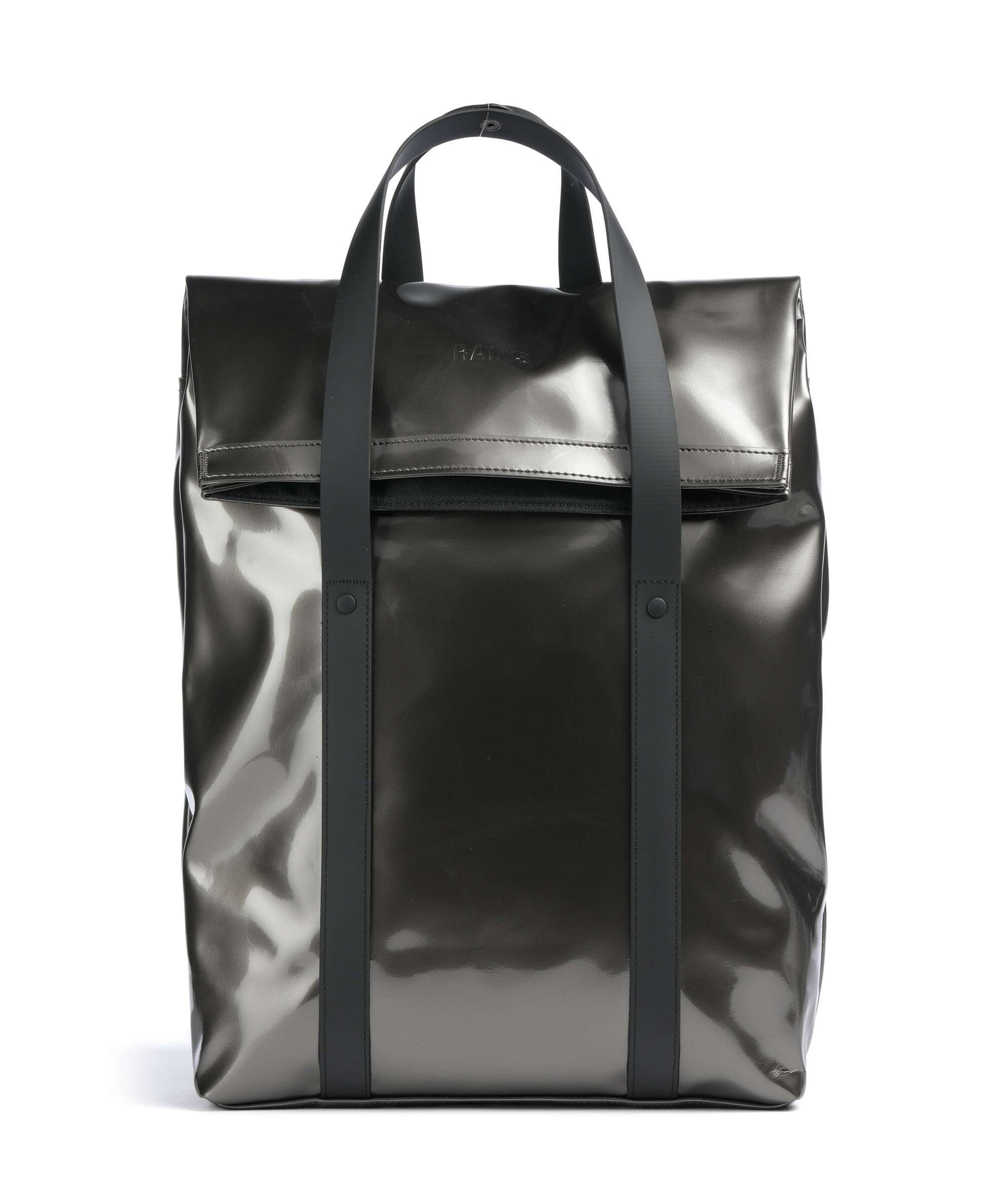 rains backpack shiny black 2 Way bag 16″ polyester, polyurethane raven 🚨 15% OFF: Reels fish feeder for aquarium inch laptop Monogram:Custom Logo