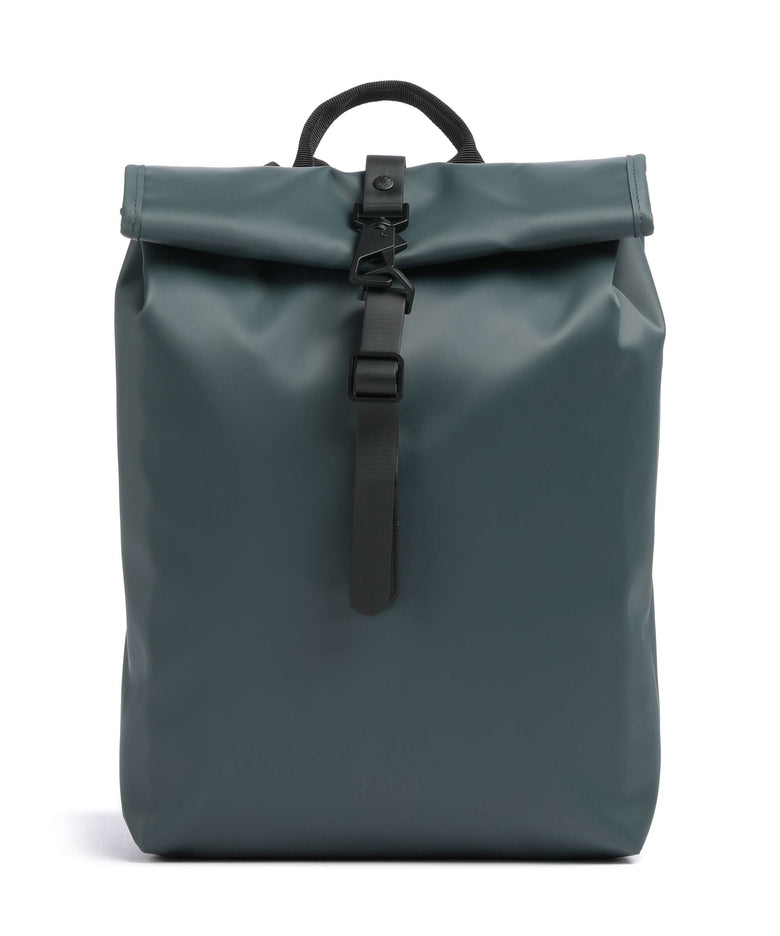 Rains Mini Rolltop backpack polyurethane, polyester cinder