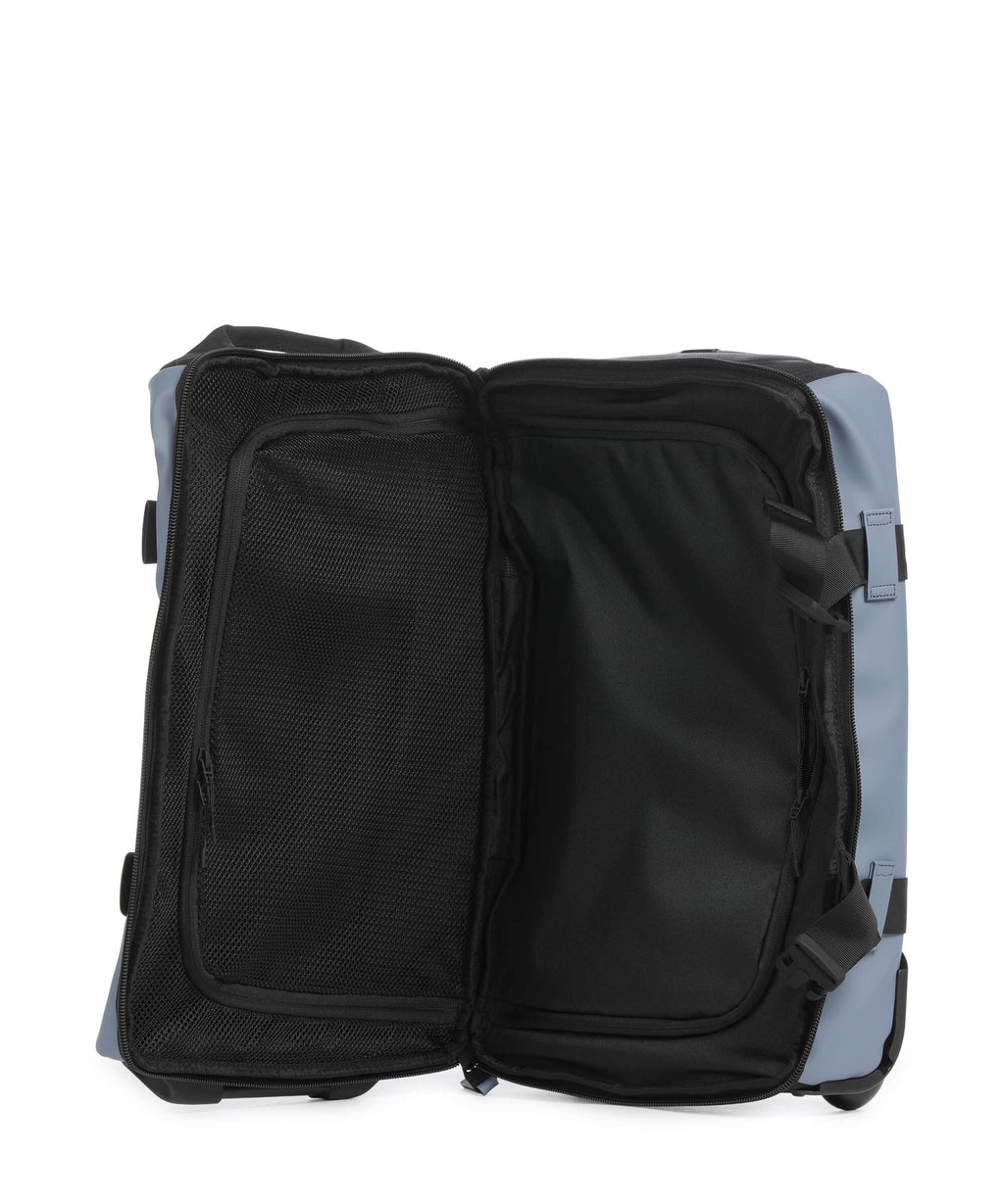 Rains Texel Travel bag with wheels blue dusk