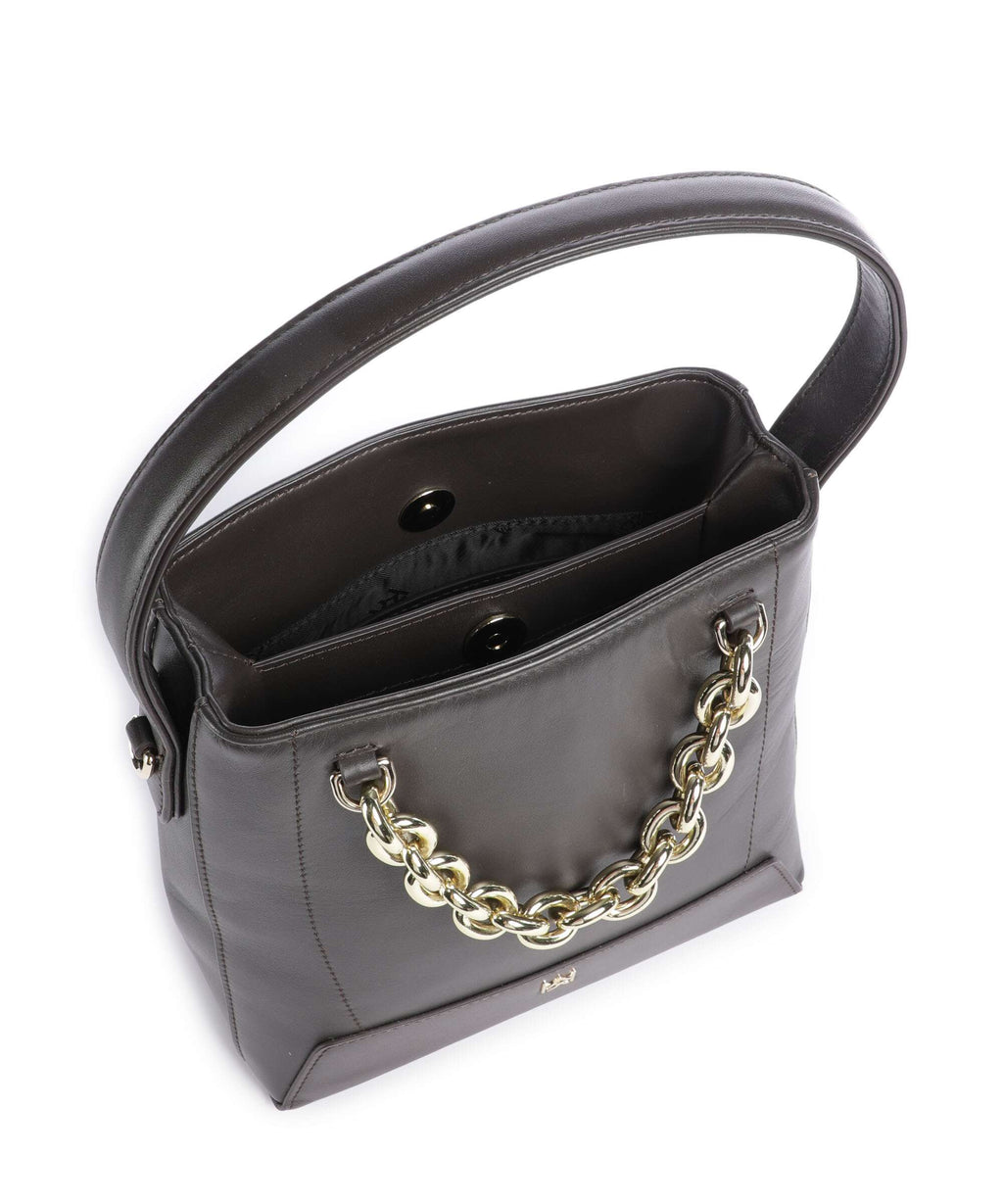 Kazar Poly Handbag dark brown