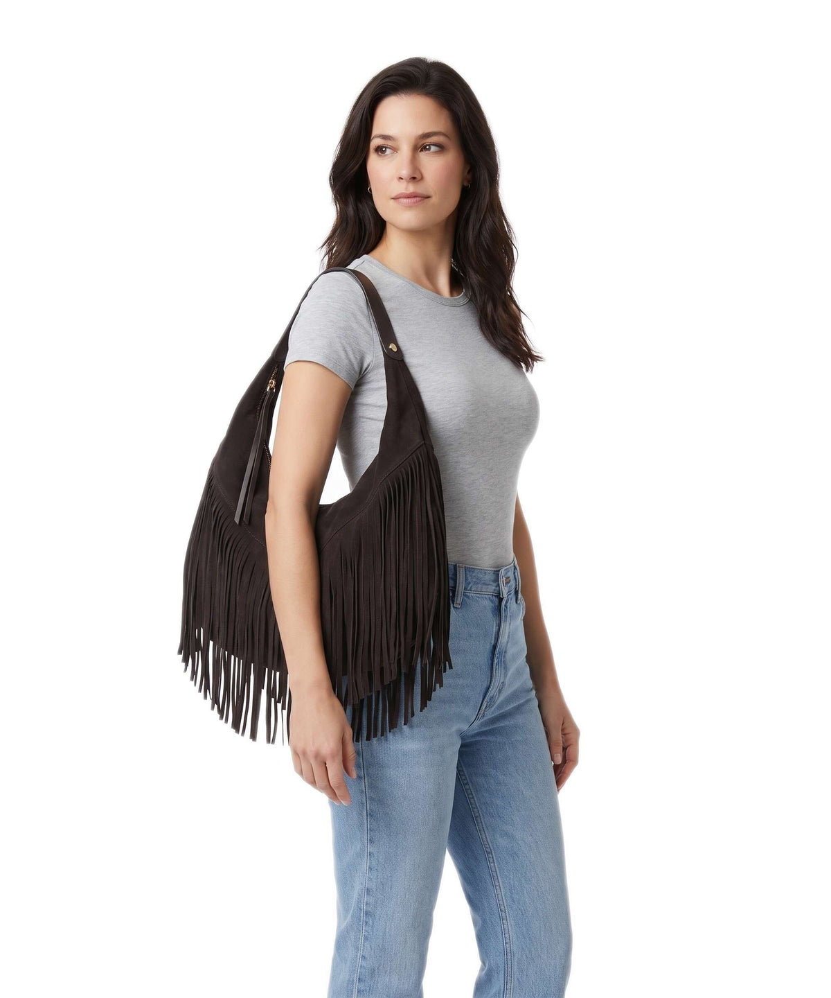 Kazar Neraya Hobo bag dark brown