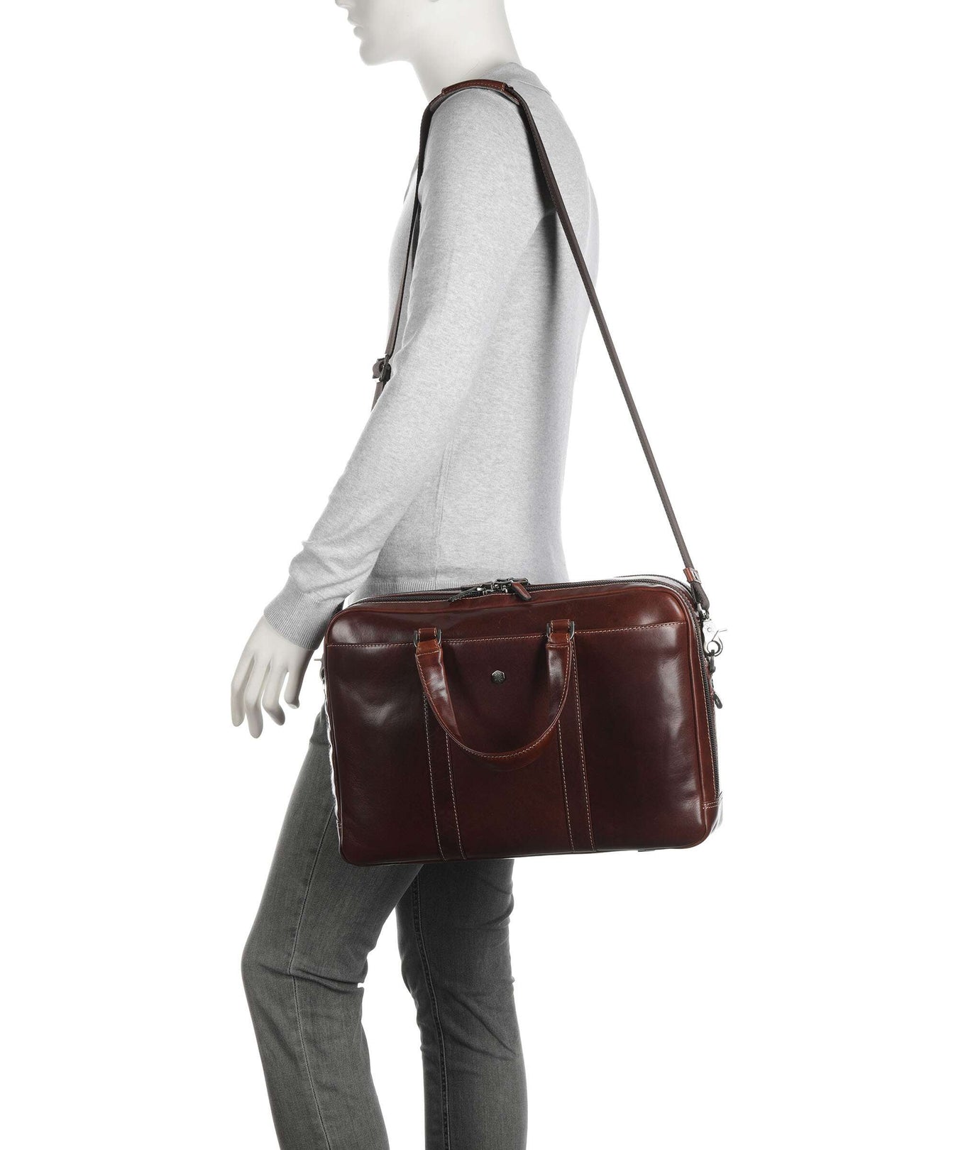 Jekyll & Hide Montana Briefcase mocha