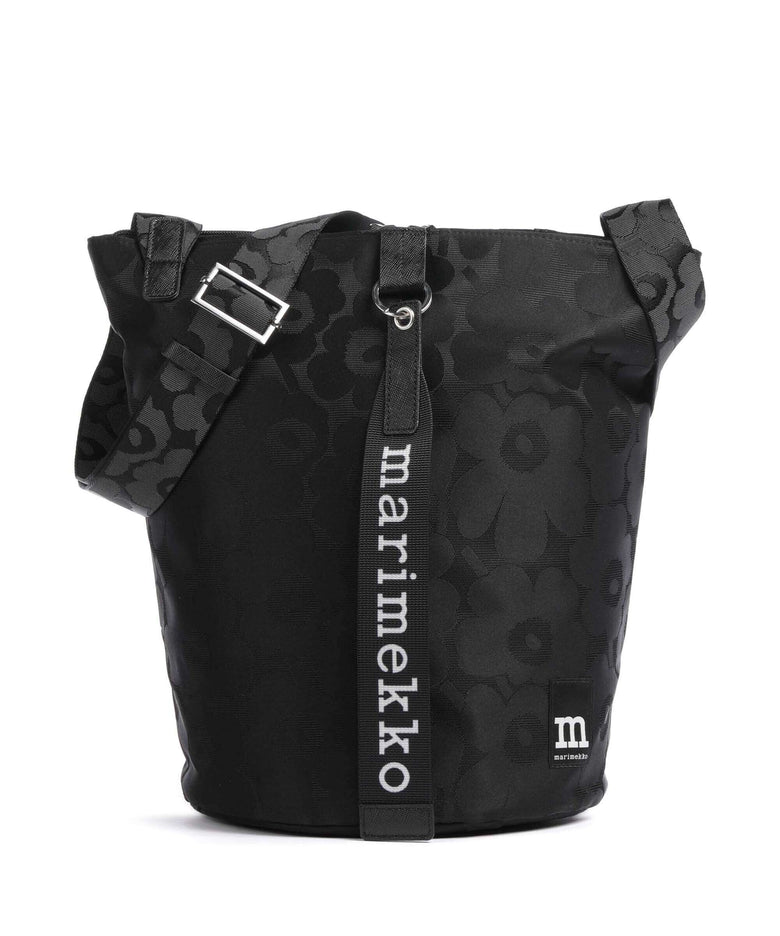 Marimekko Unikko All Day Hobo bag black