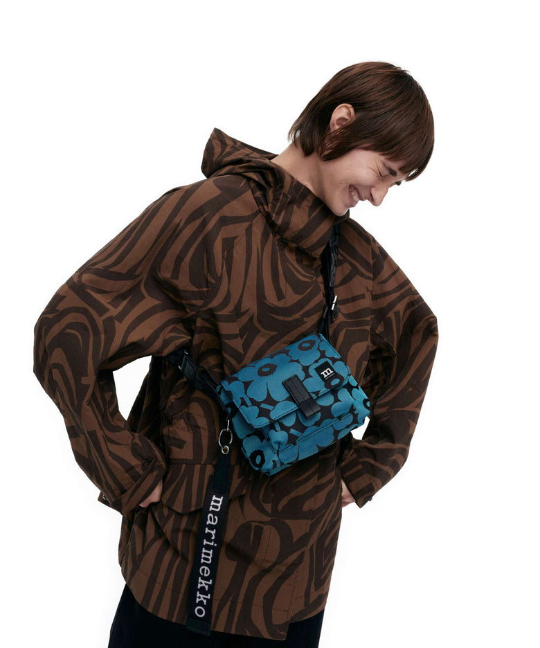 Marimekko Unikko Mini Crossbody bag blue/black