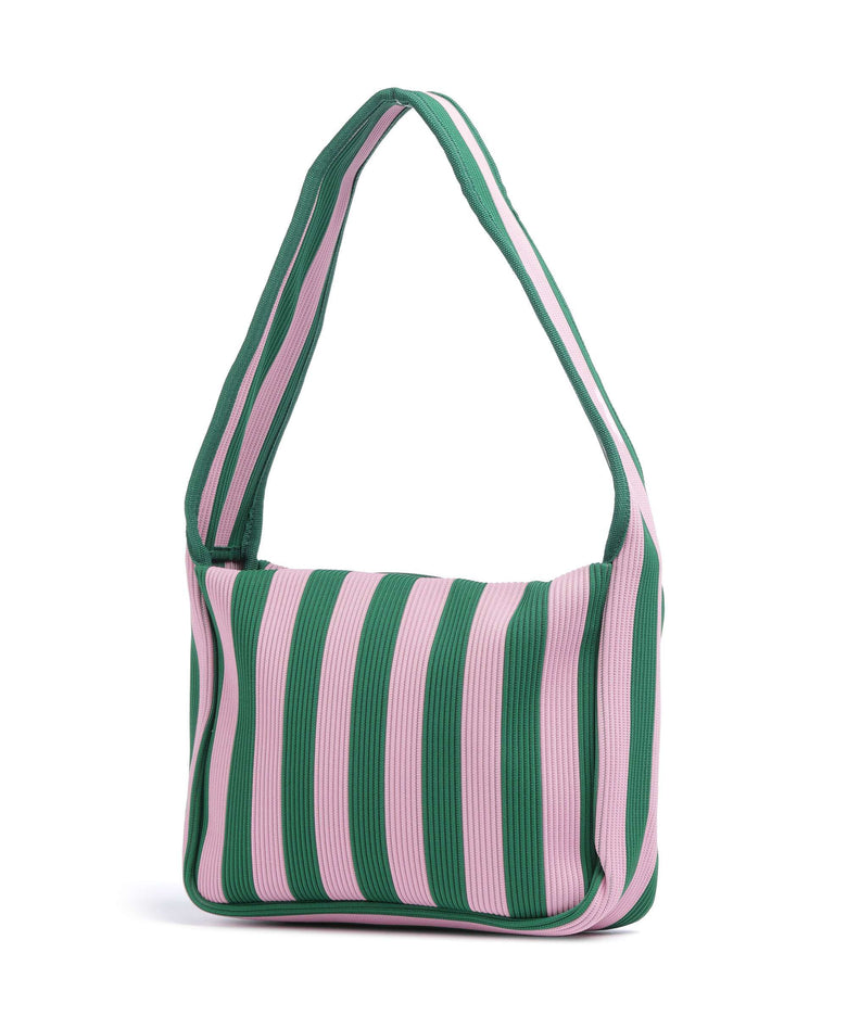 Marimekko Knitted Merirosvo Shoulder bag pink/dark green