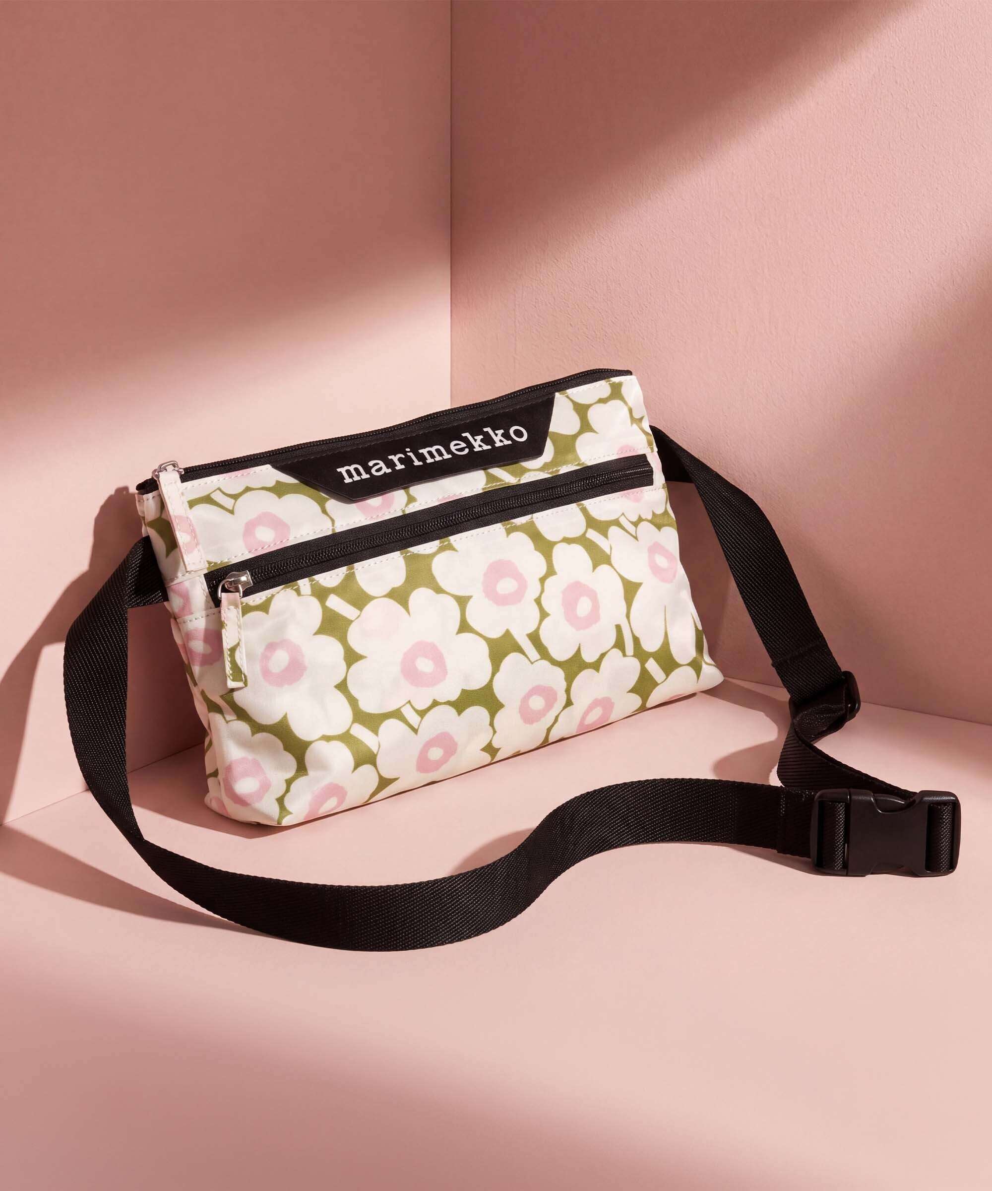 Marimekko Neat S Unikko Crossbody bag polyester light yellow/green