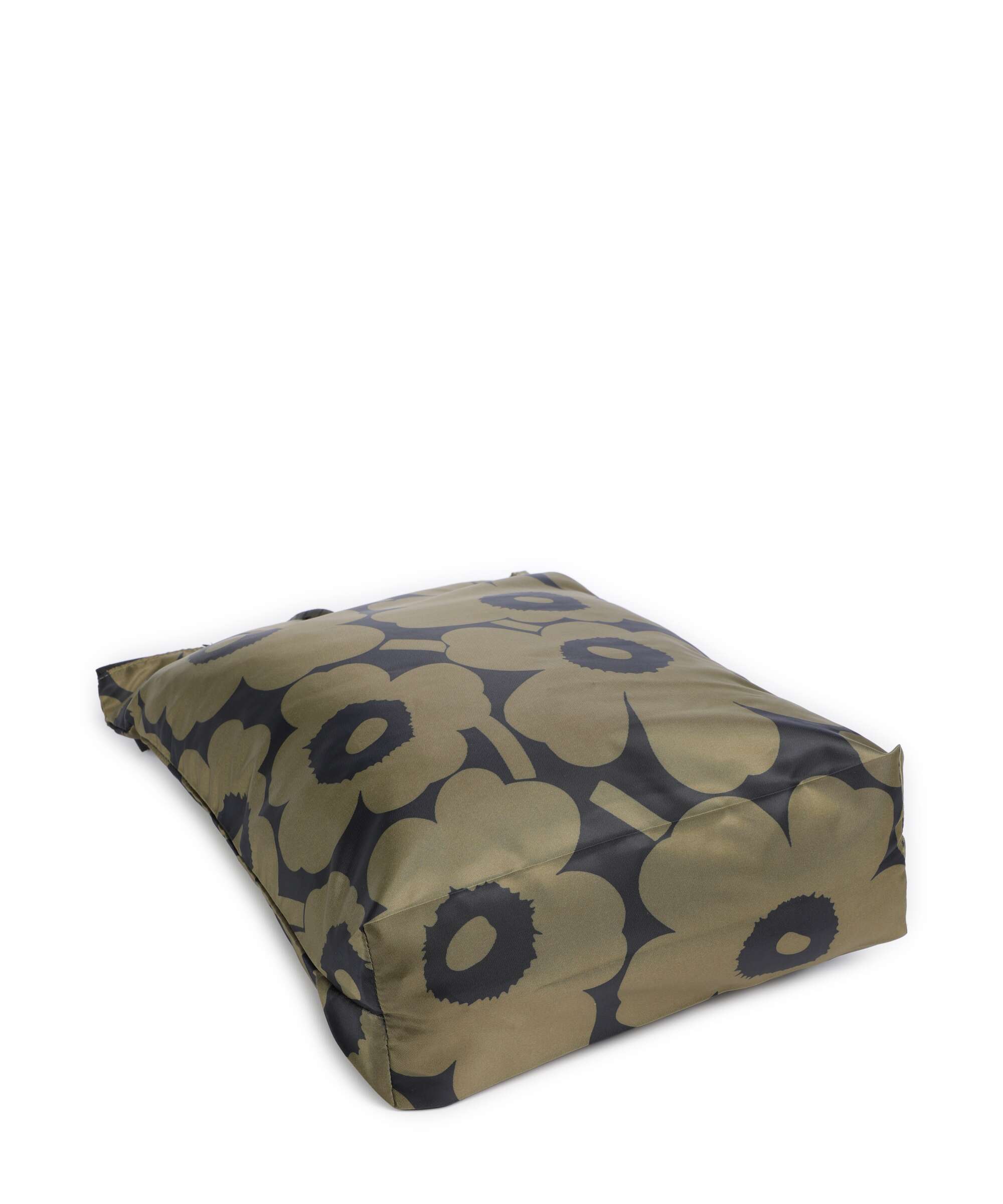 Marimekko Neat M Unikko Hobo bag olive green/dark blue