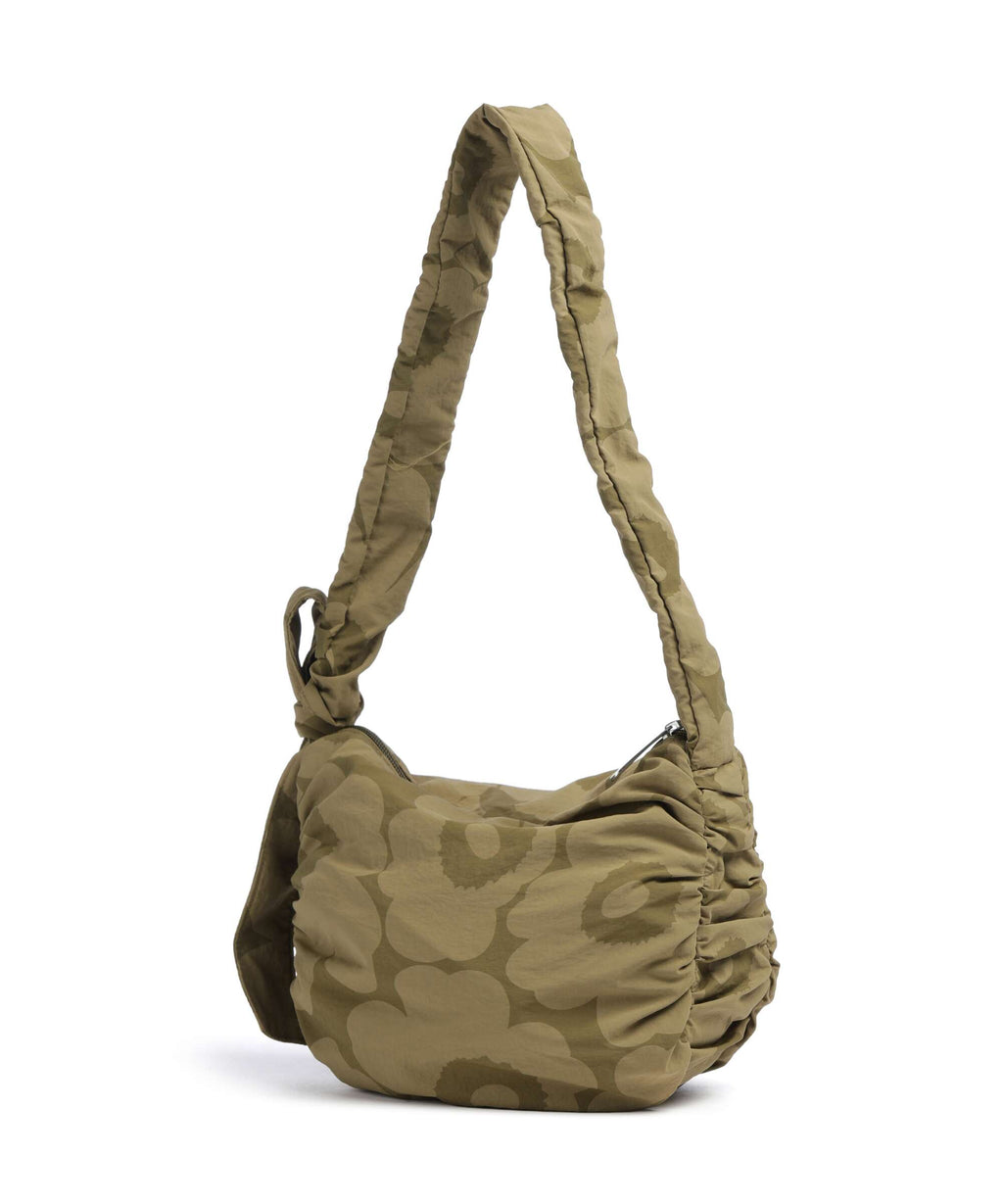 Marimekko Utu M Unikko Shoulder bag olive green/khaki green