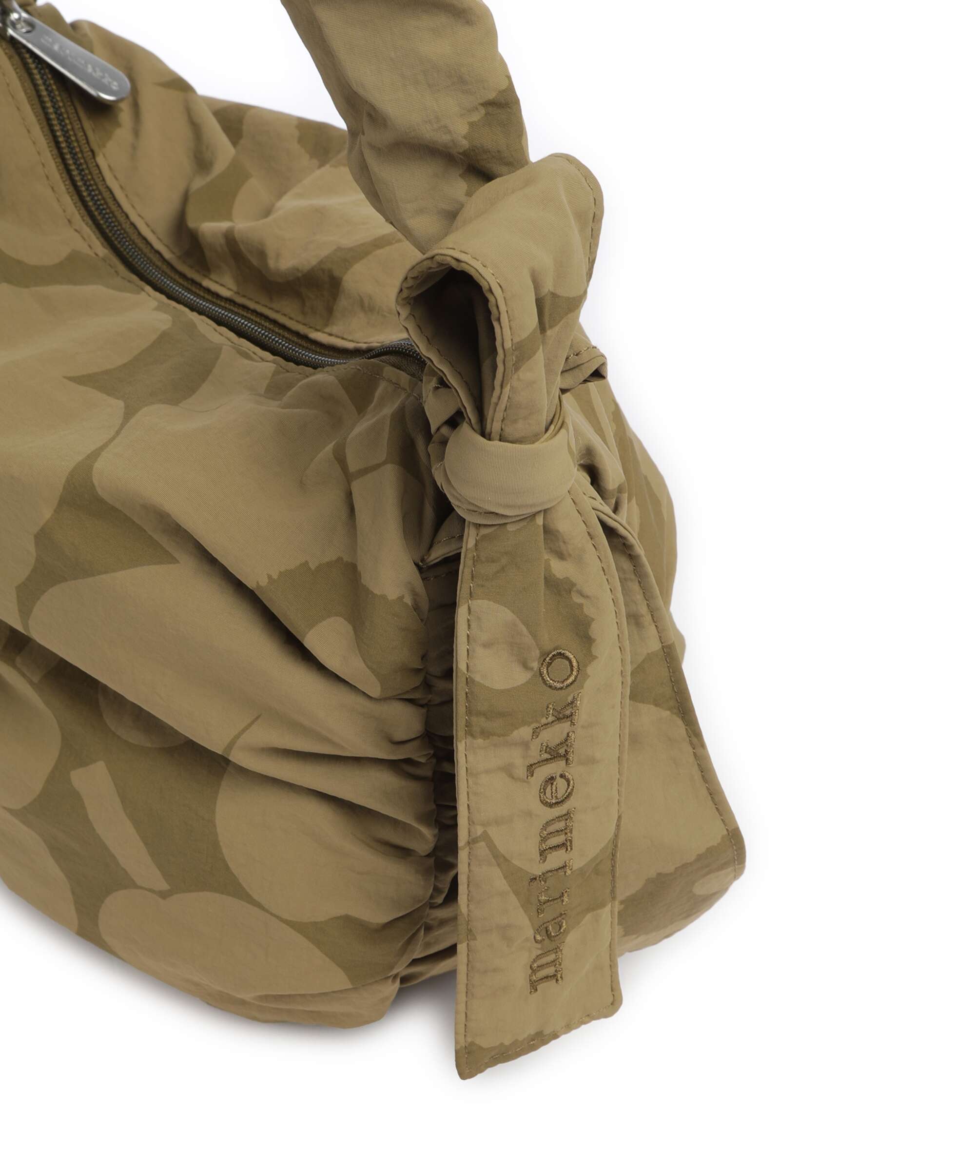 Marimekko Utu M Unikko Shoulder bag olive green/khaki green