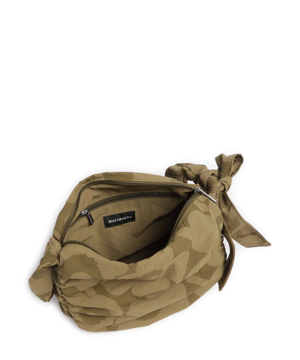Marimekko Utu M Unikko Shoulder bag olive green/khaki green