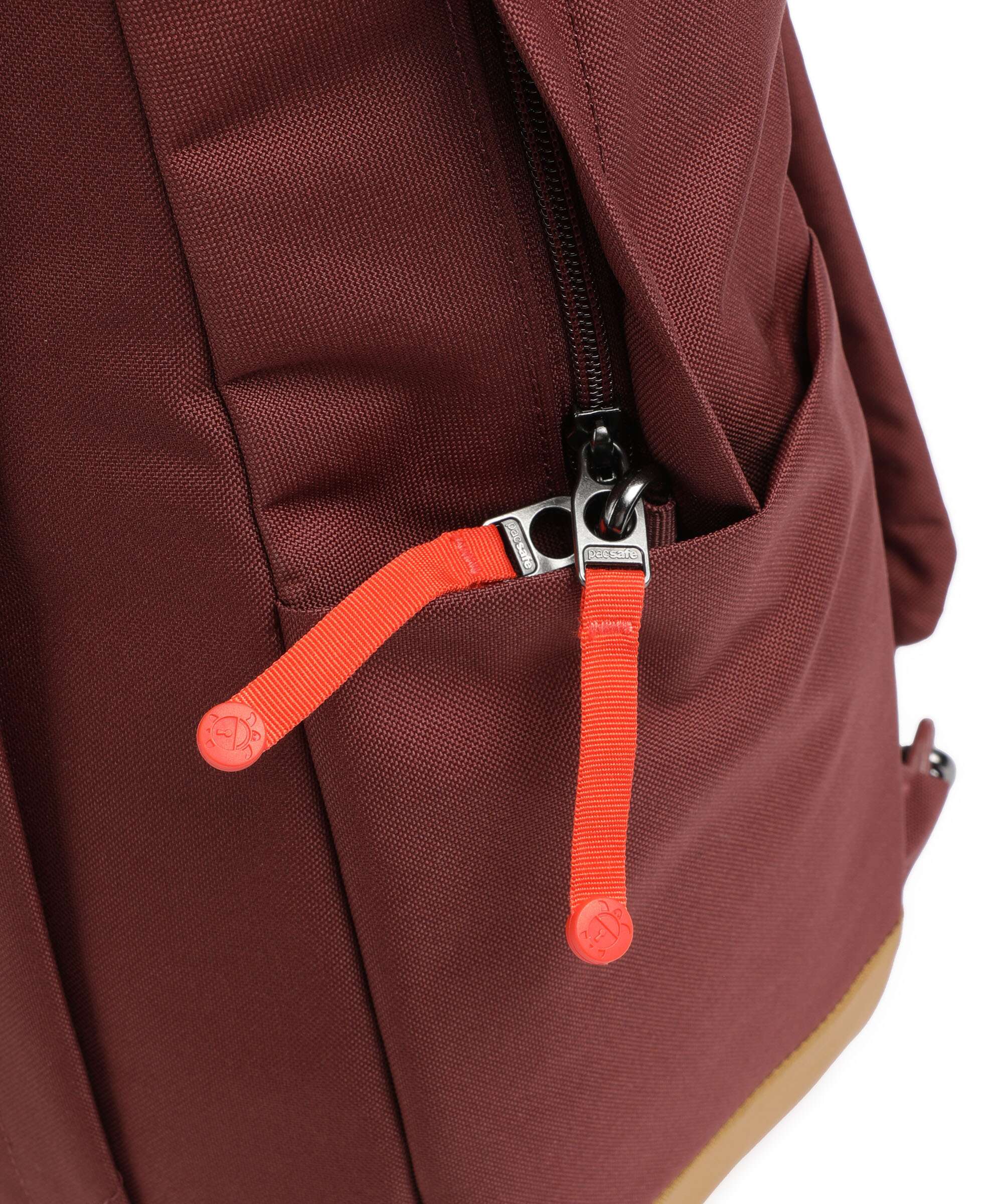 Pacsafe Go 25 Backpack garnet red