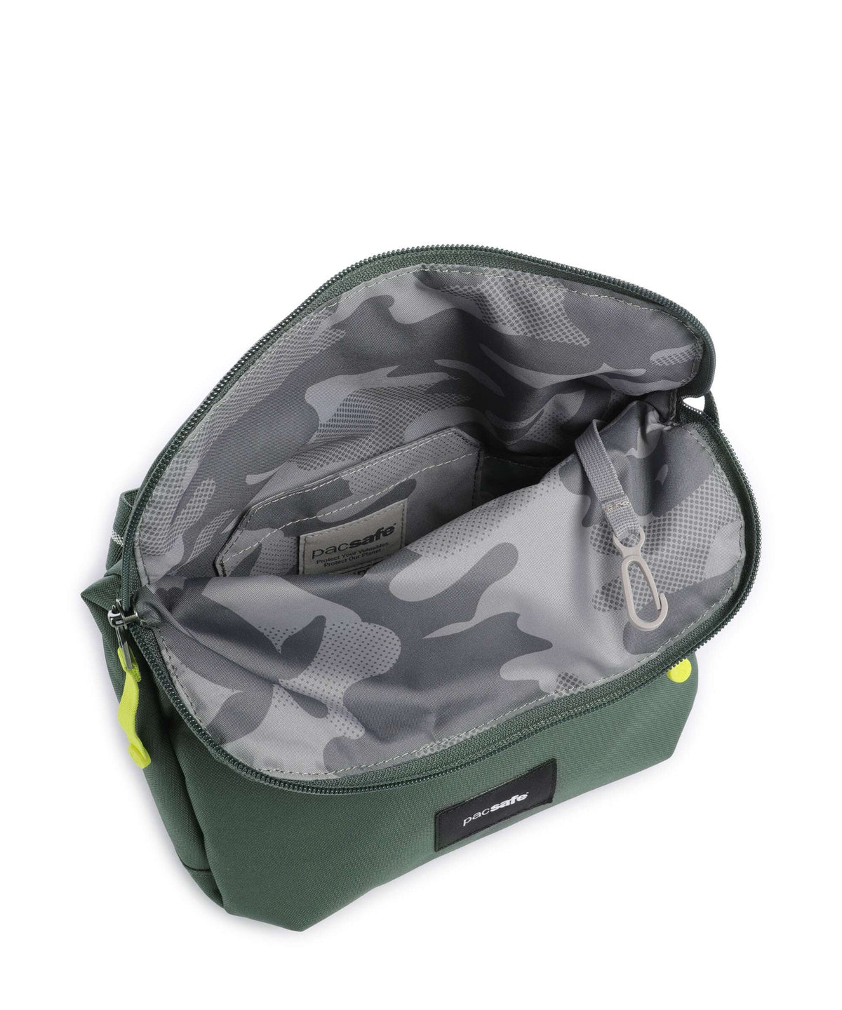 Pacsafe Go Saddle Crossbody bag spruce green