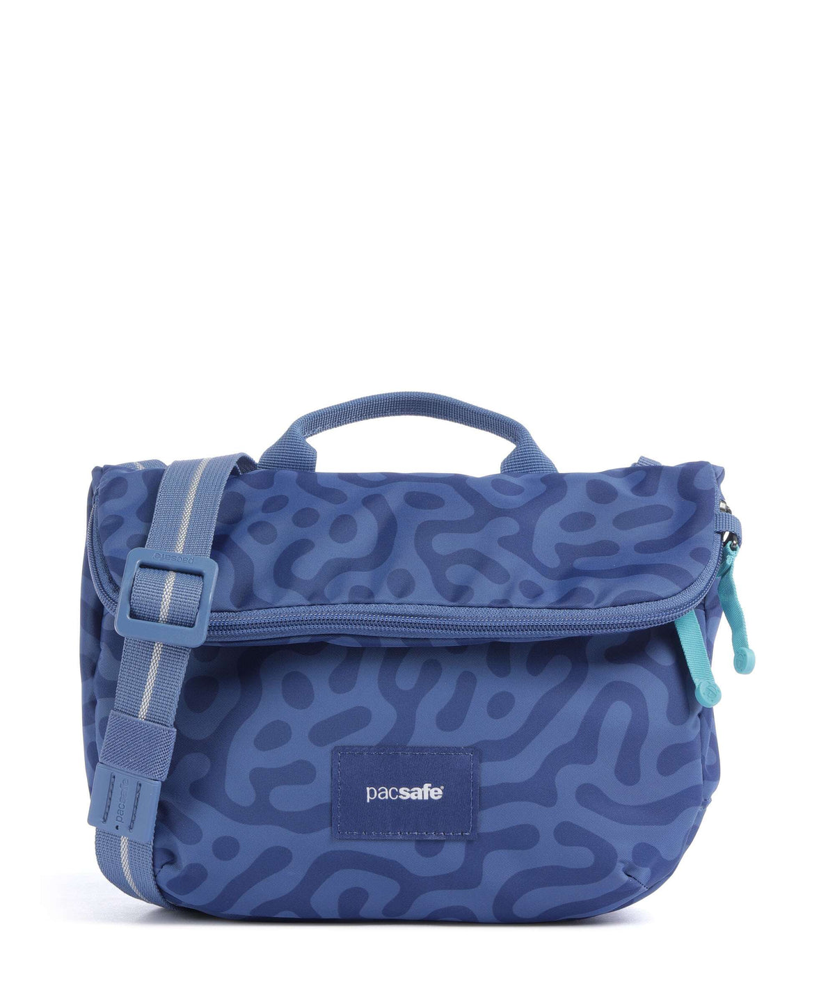 Pacsafe Go Saddle Crossbody bag cerulean blue
