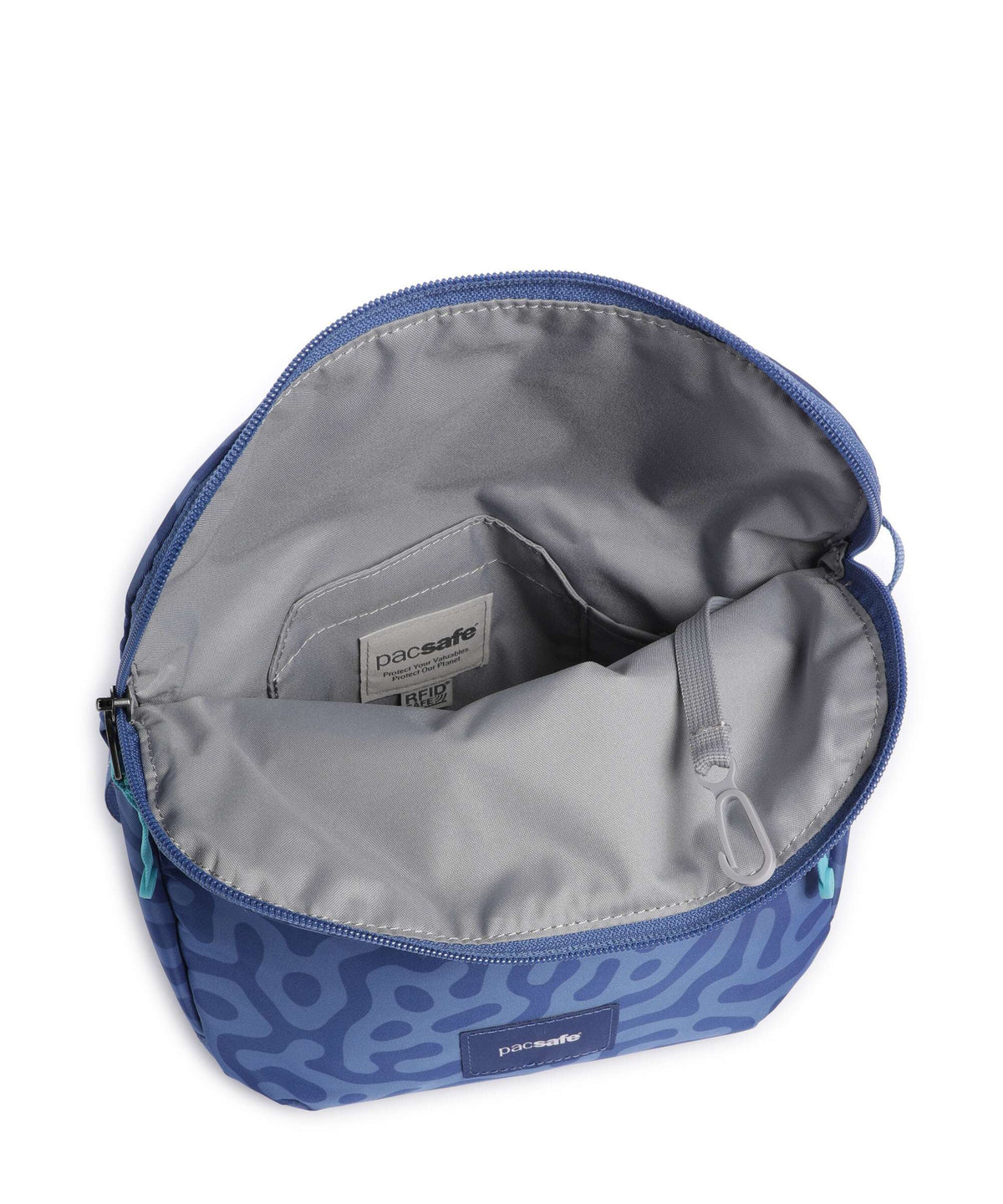 Pacsafe Go Saddle Crossbody bag cerulean blue