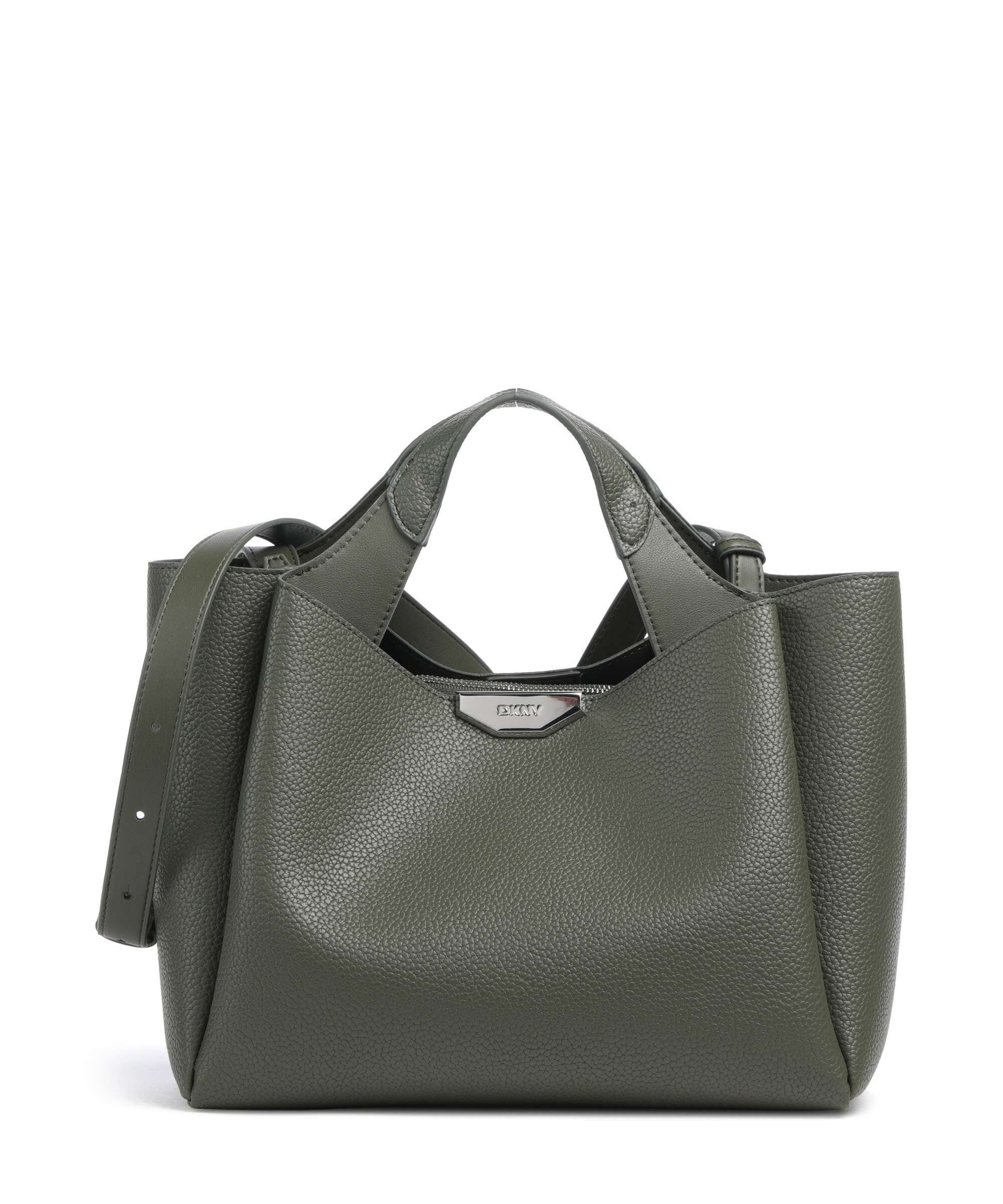DKNY Willa Handbag imitation leather black/silver - R43DYG33-BSV