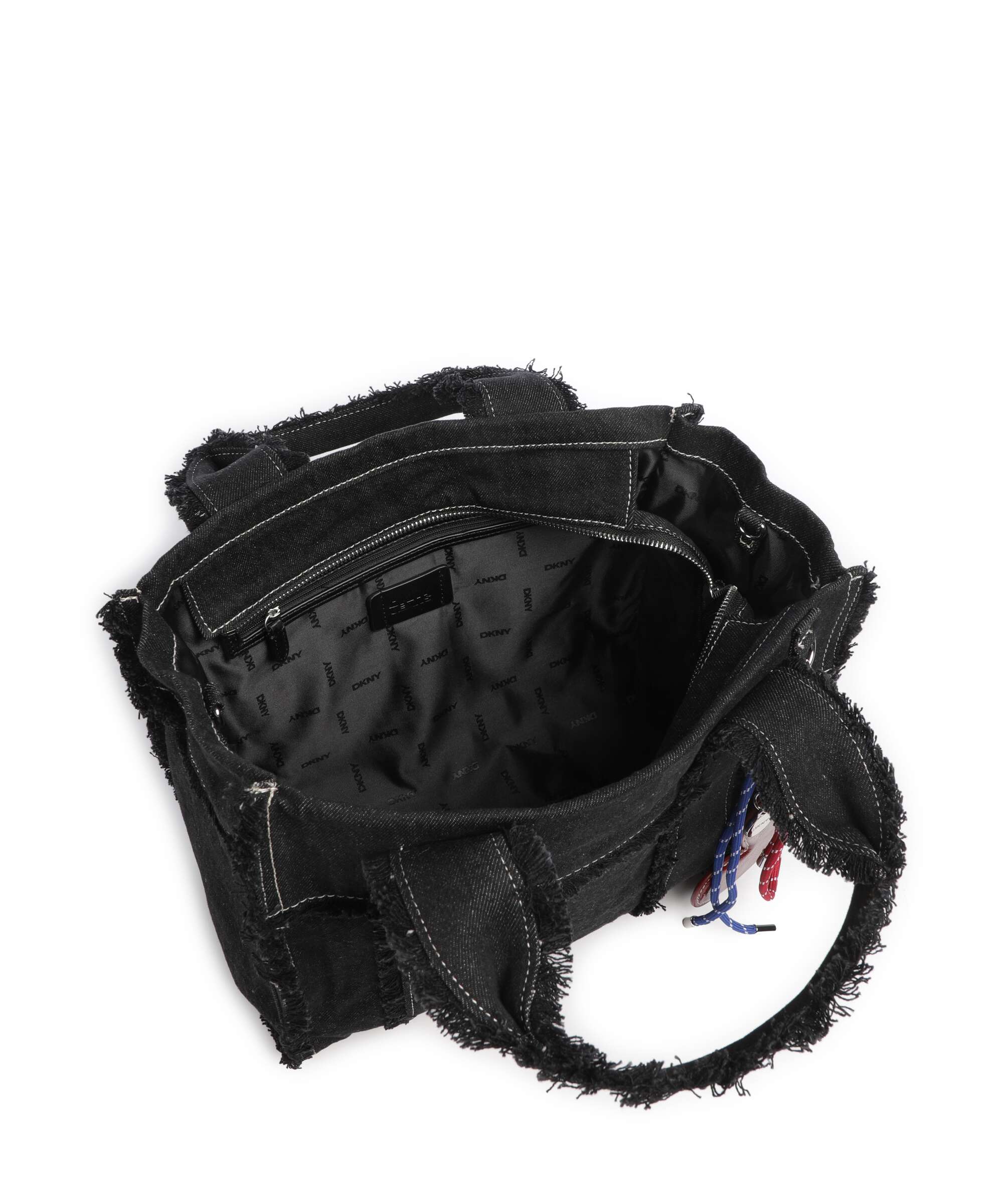 DKNY Barret Medium Handbag black denim
