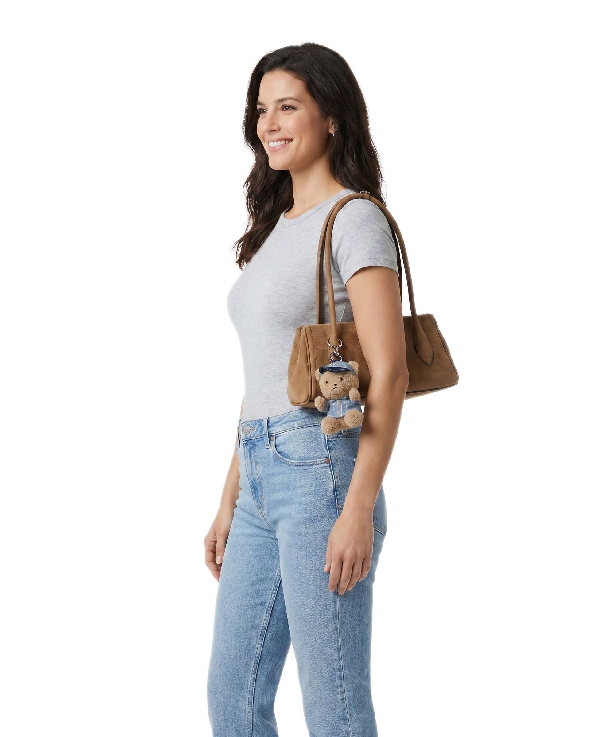 DKNY Amelie Medium Shoulder bag almond