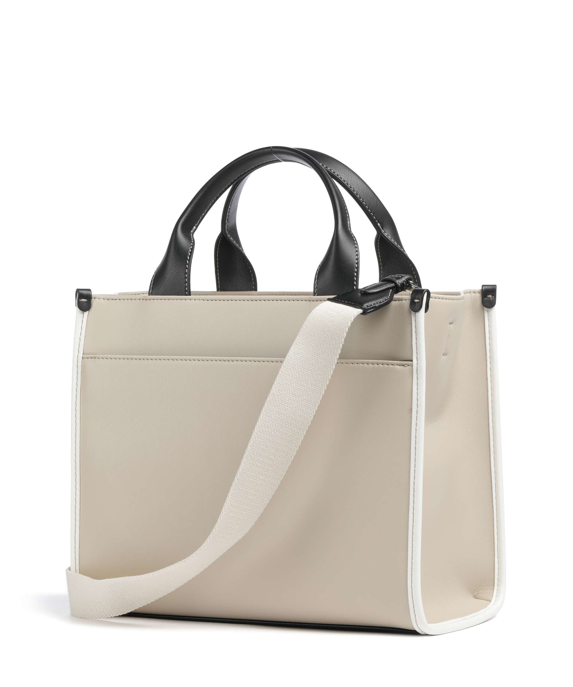 DKNY ホワイト ショップ袋 大サイズ レトロ ビンテージ DKNY Hadlee Medium Handbag imitation leather light taupe