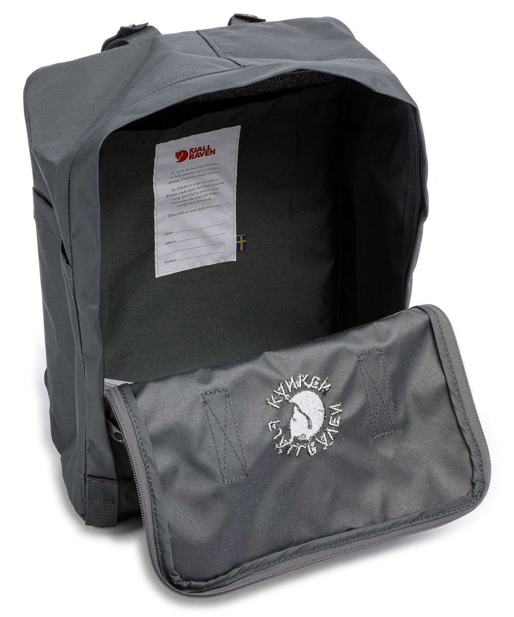 fjällräven kanken recycled Fjällräven Re-Kånken Backpack recycled polyester slate