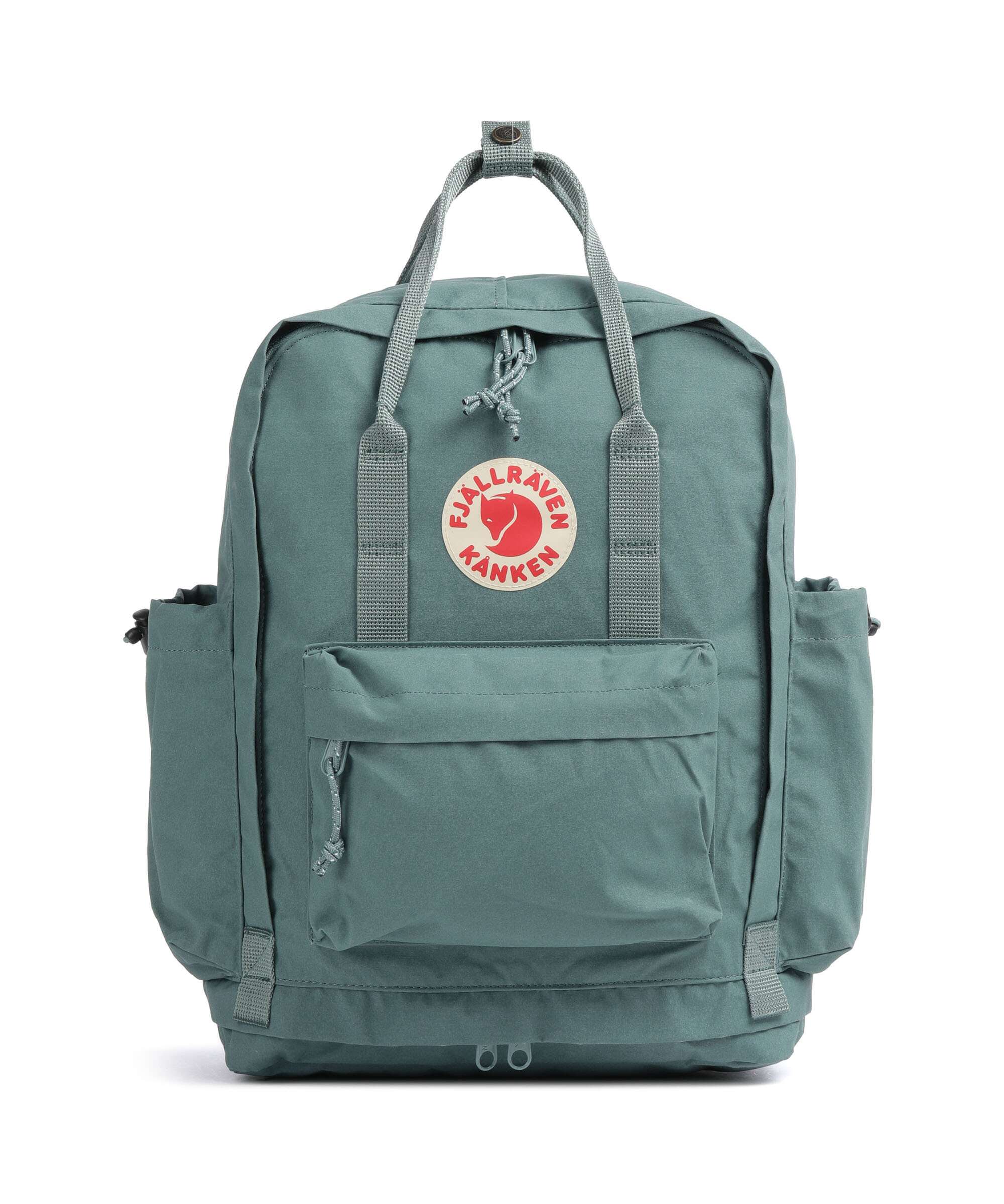 バッグ Fjallraven Kanken Outlong / Frost Green Fjällräven Kånken Outlong Backpack vinylon frost green - 23200251