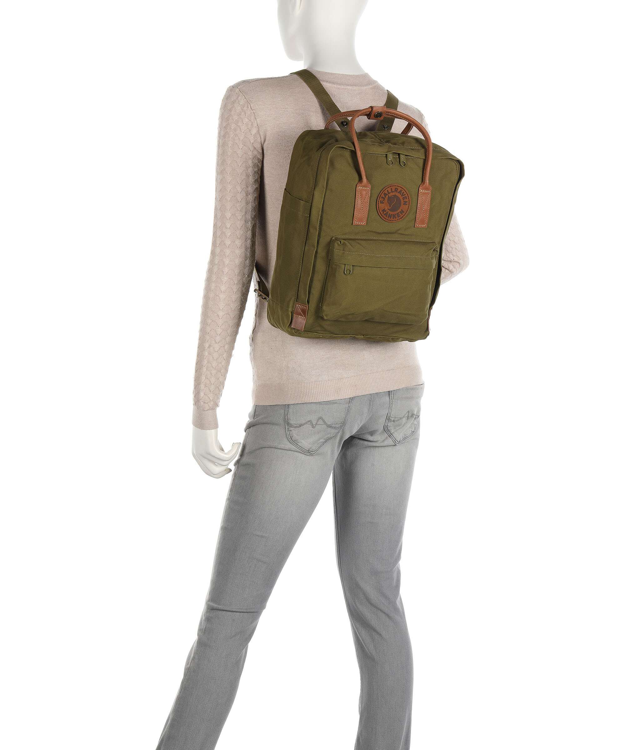 Fjällräven Kånken No. 2 Backpack organic cotton, recycled polyester hazel brown