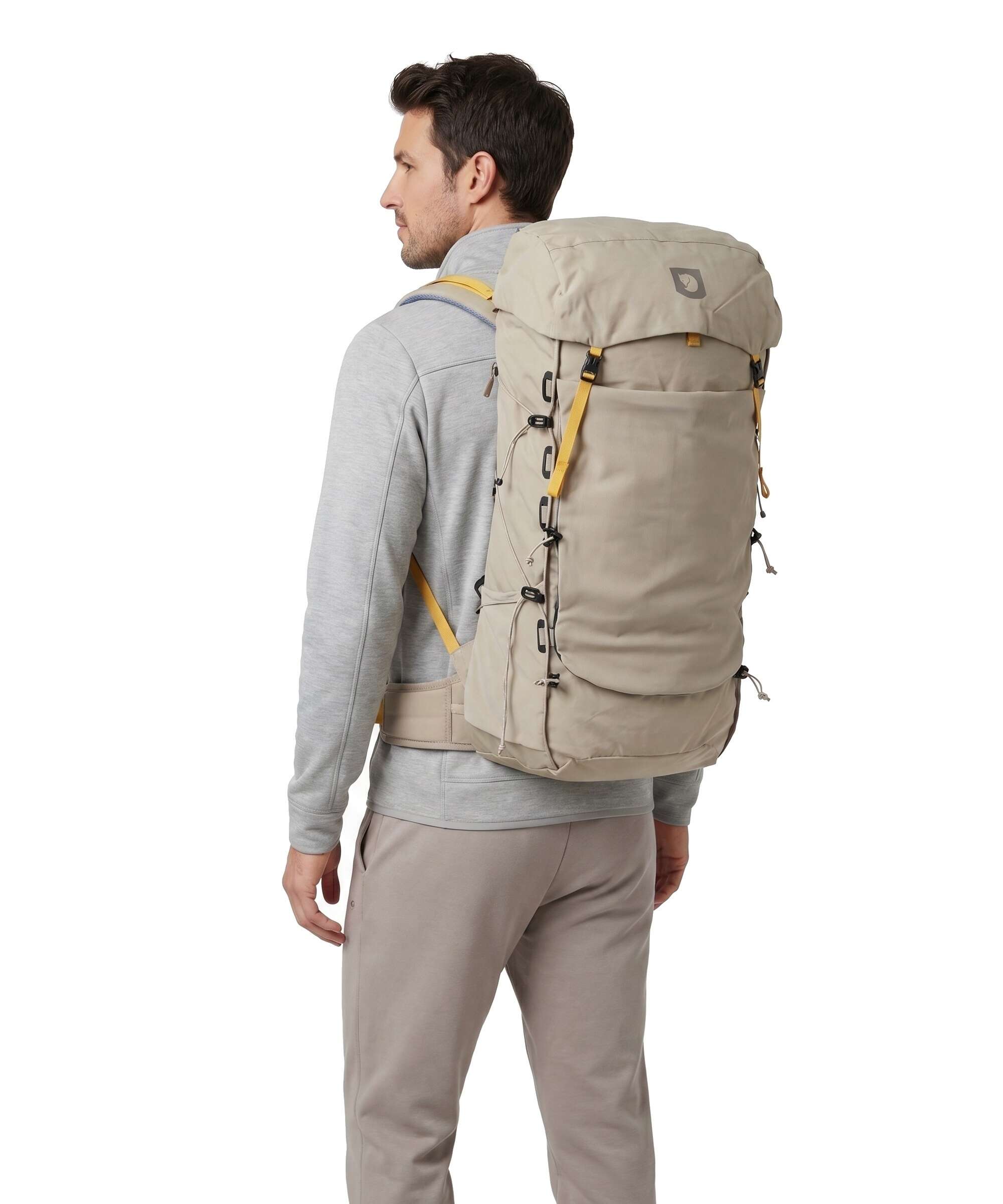 Fjällräven Kajka X-Lätt 45 S/M Trekking backpack vinylon fossil