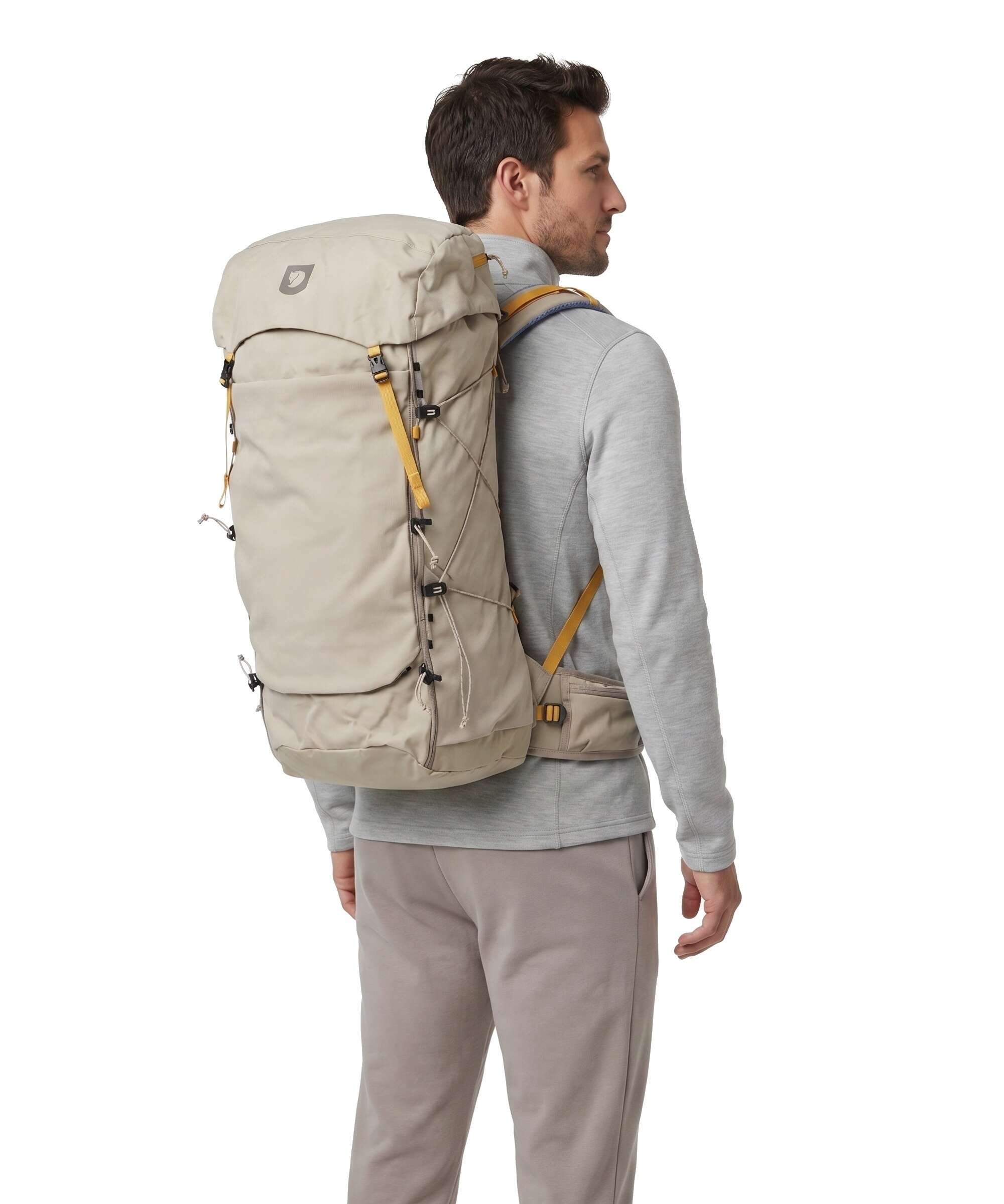 Fjällräven Kajka X-Lätt 45 M/L Trekking backpack vinylon fossil