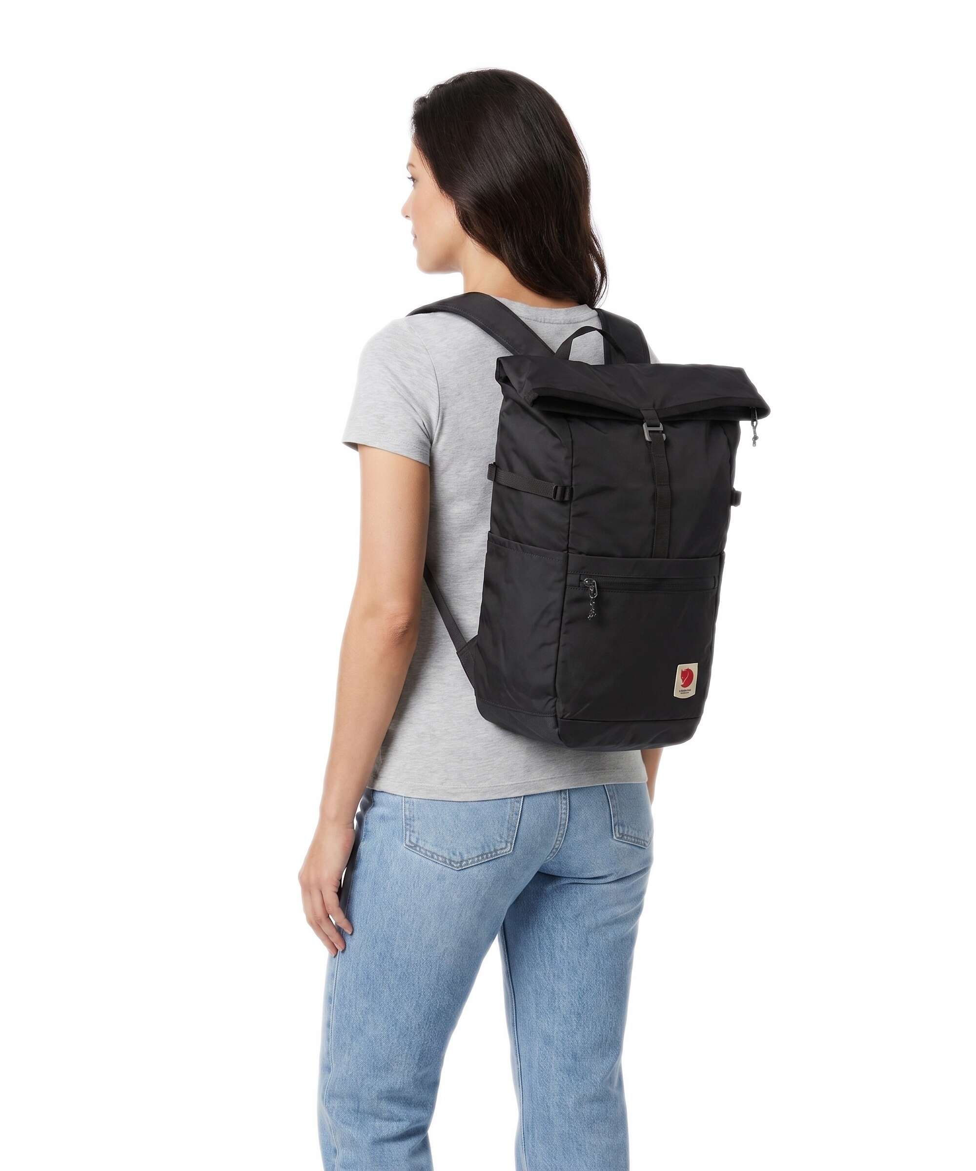 Fjällräven High Coast 24 Rolltop backpack black oak