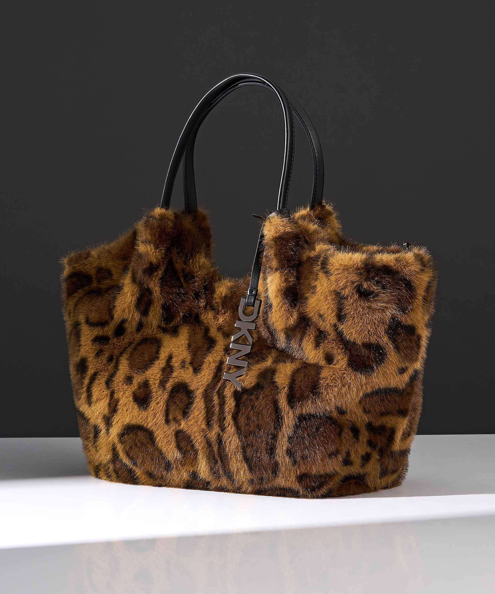 DKNY Paula Commuter Medium Tote bag leopard