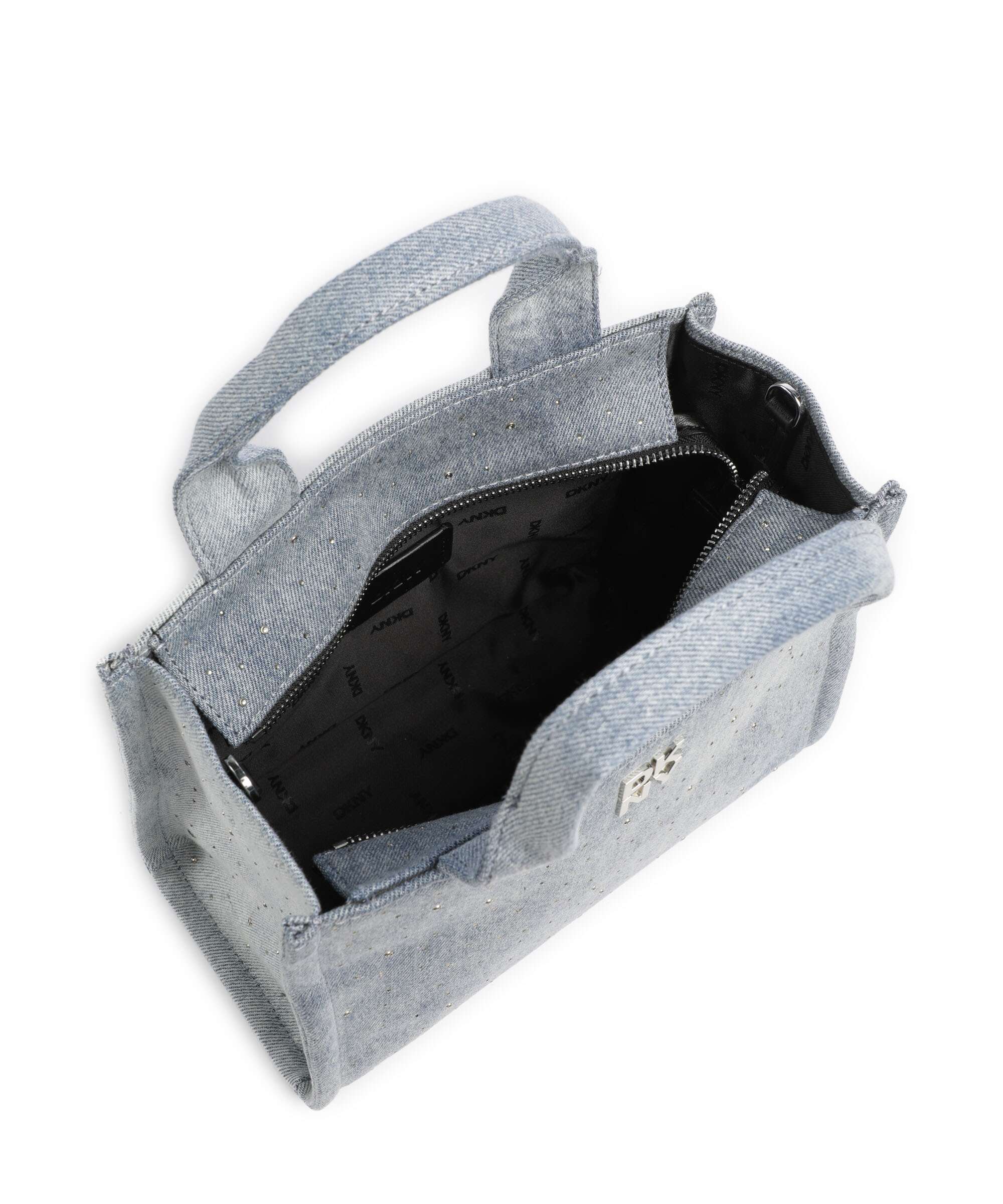 DKNY Hadlee Handbag cotton light denim - R53AQC80-TUY – WARDOW