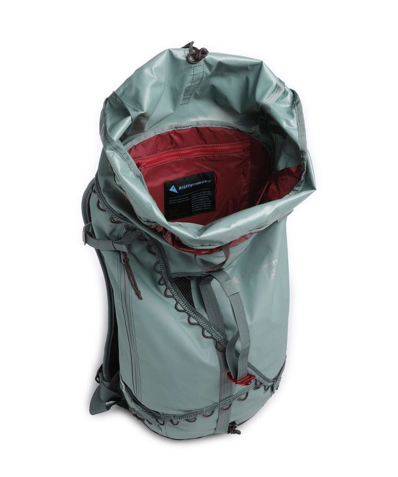 Klättermusen Ull 20L Hiking backpack jade green