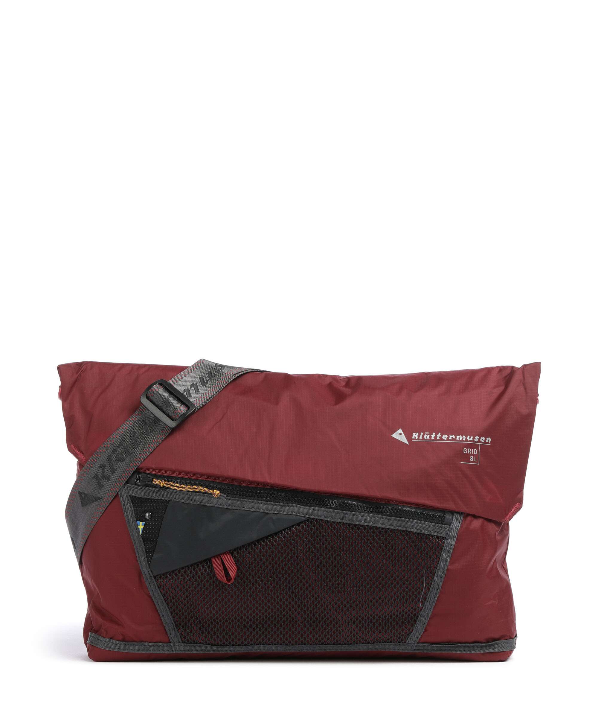 Klättermusen Grid Messenger bag burnt russet