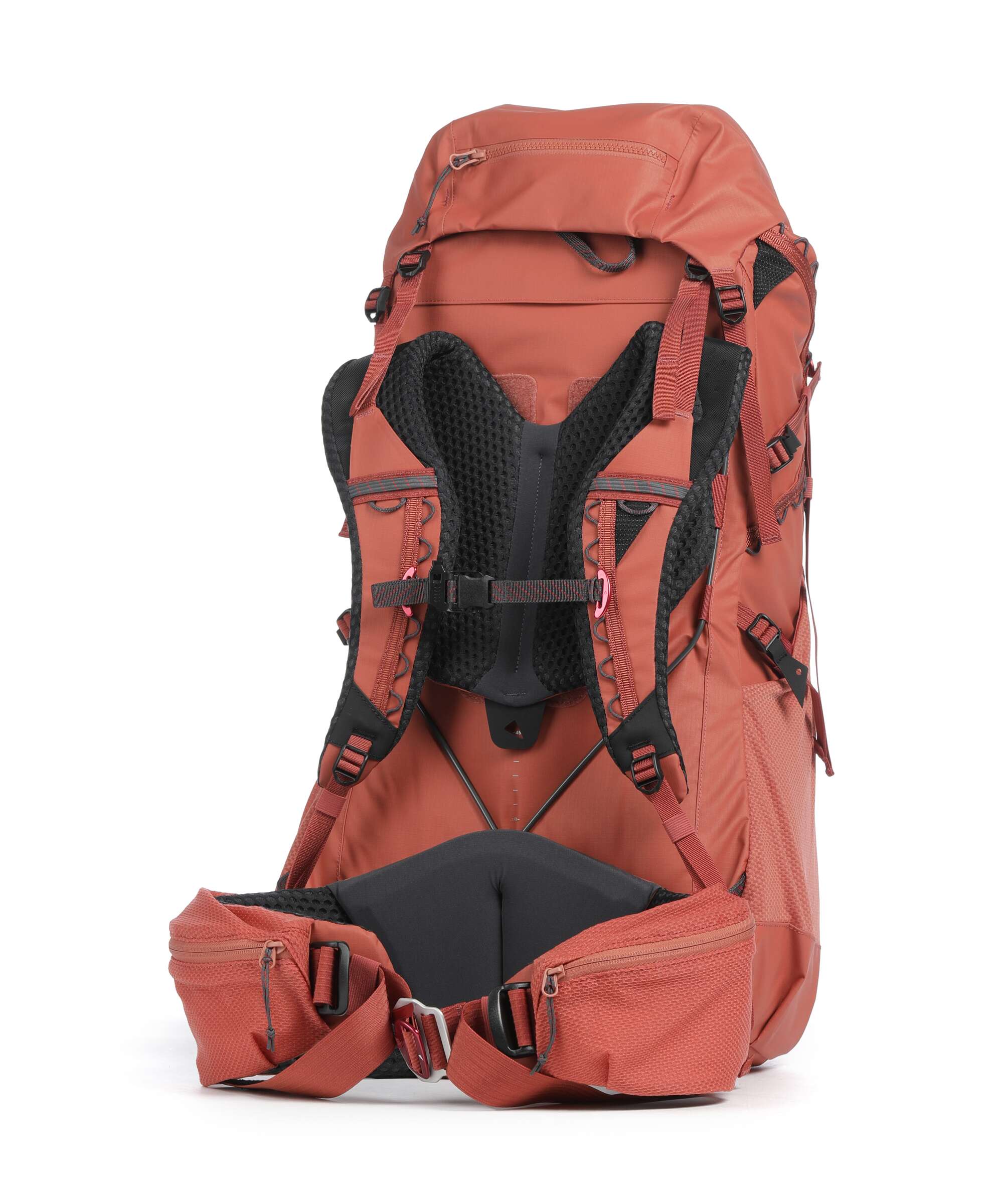 Klättermusen Gungne 43 Hiking backpack recycled polyamide ash red