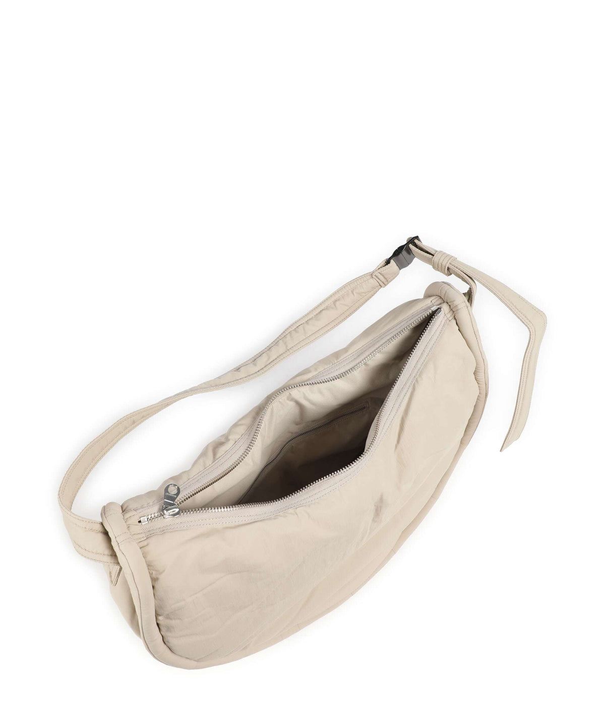 Sandqvist Curve L Hobo bag beige