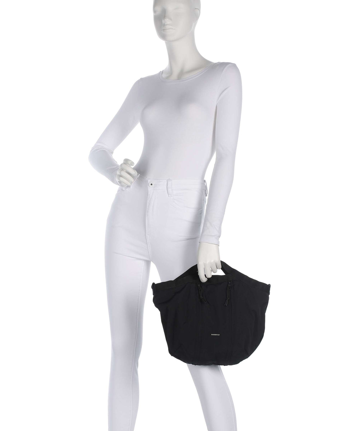 Sandqvist Grid Handbag black
