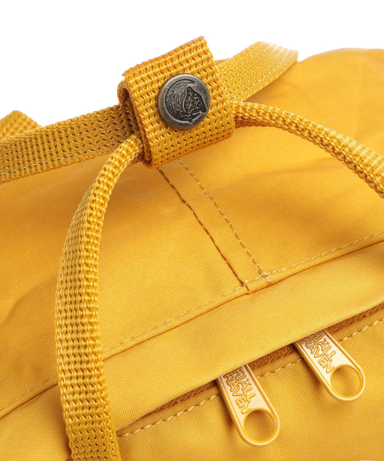fjallraven kanken mini backpack ochre Fjällräven Kånken Mini Backpack vinylon ochre