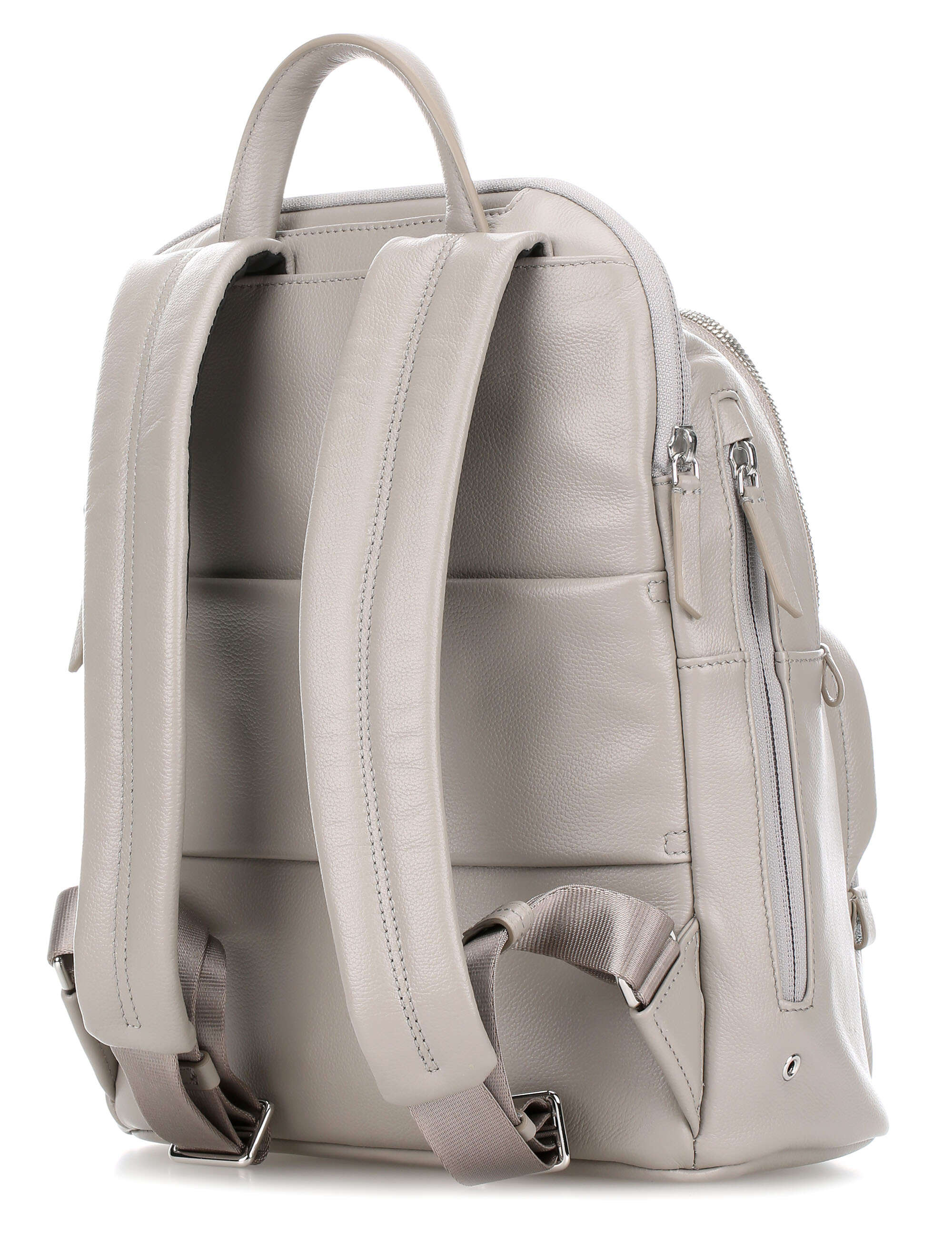 Tumi Voyageur Dori Backpack 12″ fine grain cow leather grey