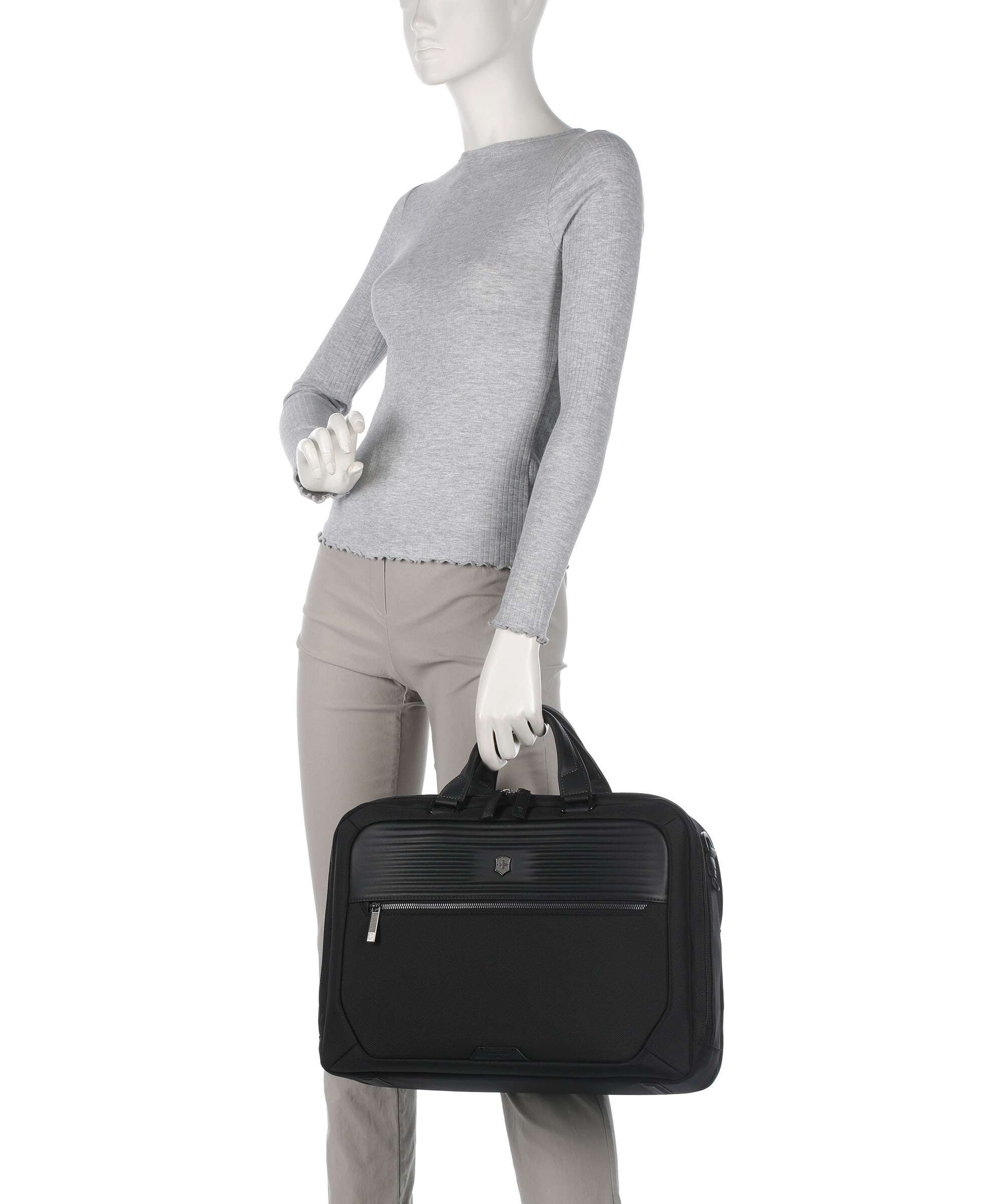 Victorinox Mythic Deluxe Briefcase 15″ nylon black - 653457-VICT