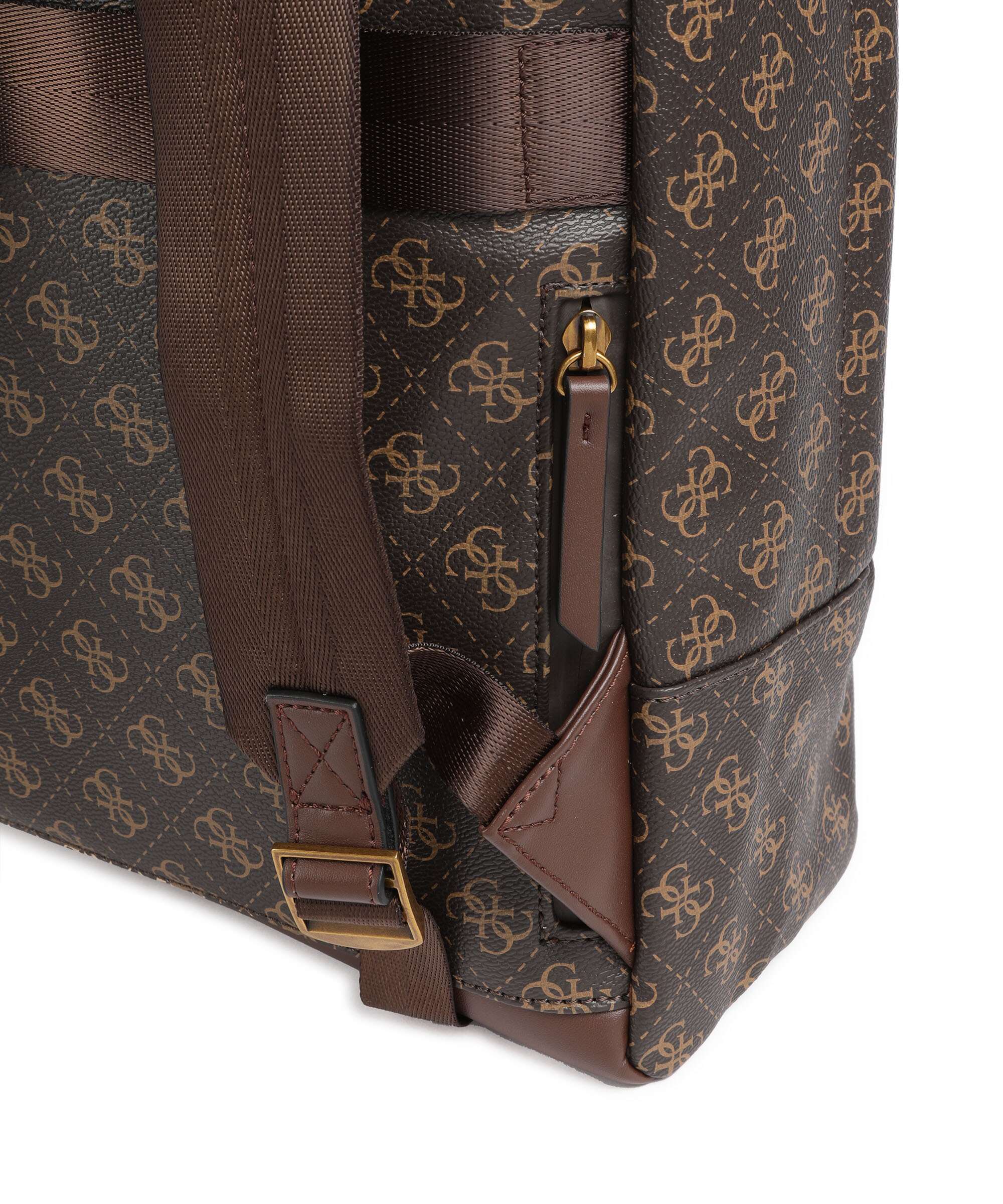 Guess Milano Backpack brown/ochre/burgundy