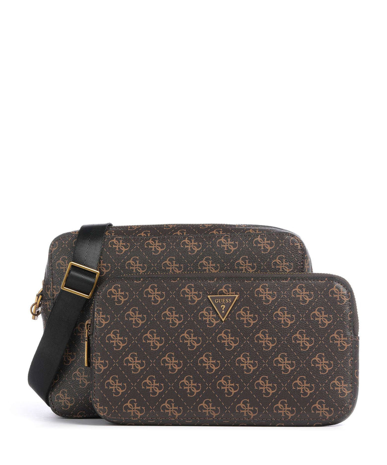 Guess Milano Crossbody bag brown/ochre/burgundy