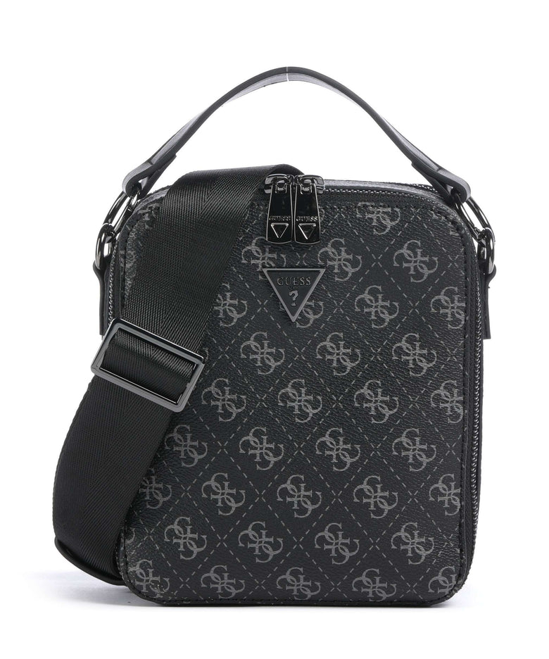 Guess Torino 4G Eco Crossbody bag dark black