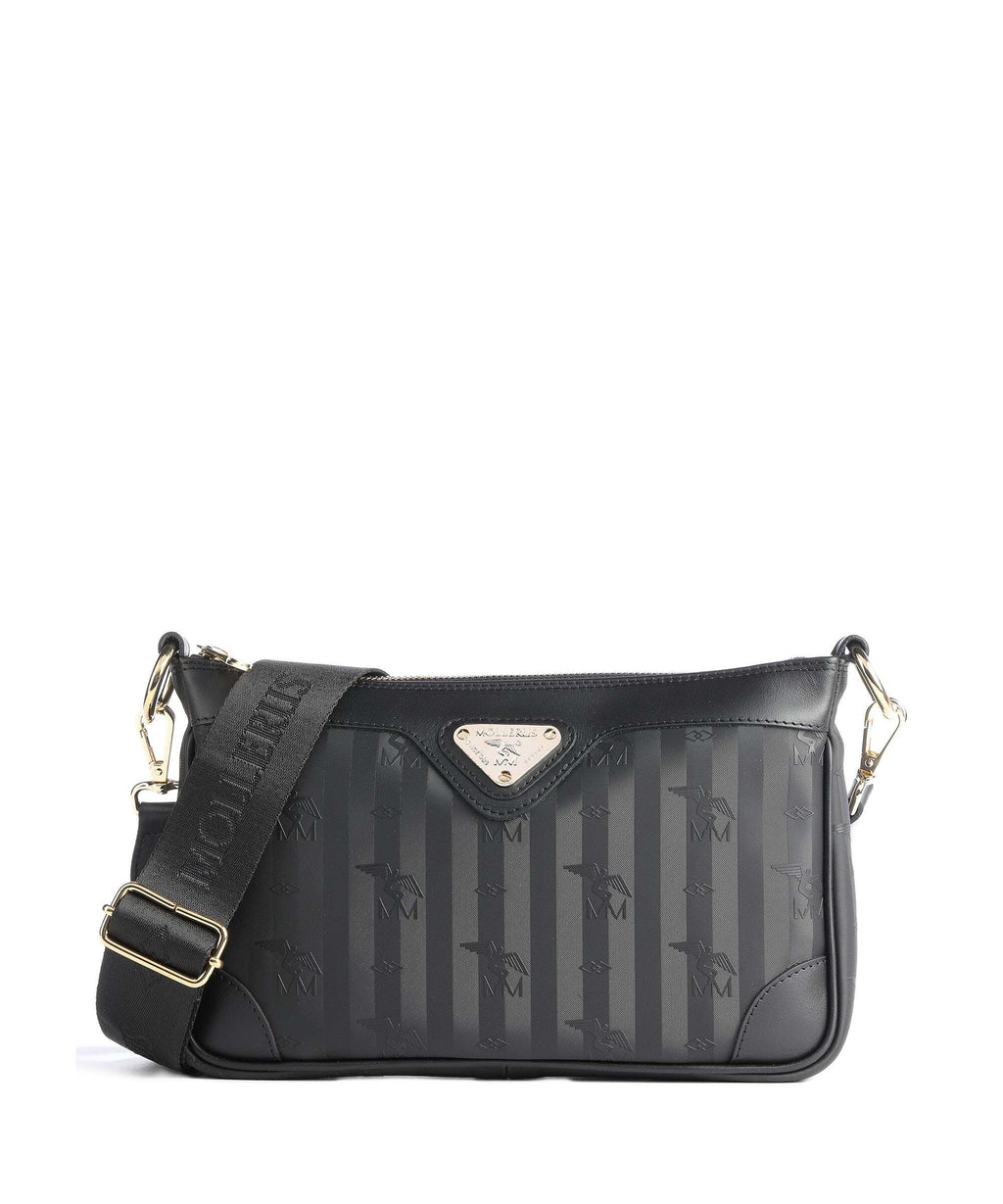 Maison Mollerus Vinerus Flums Crossbody bag black/nastro