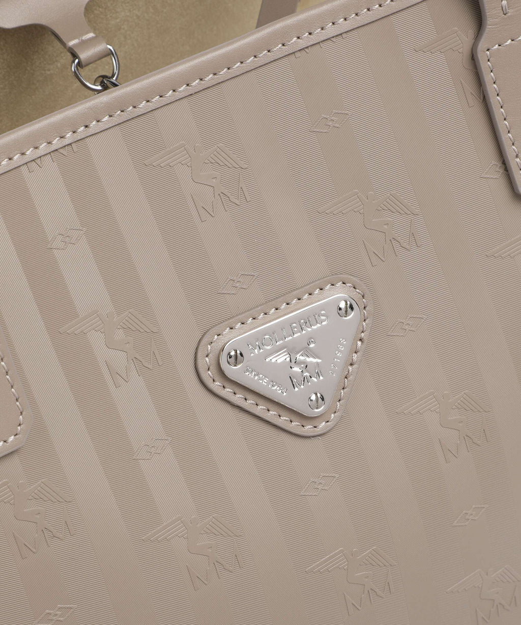 Maison Mollerus Vinerus Bern Tote bag taupe, grau