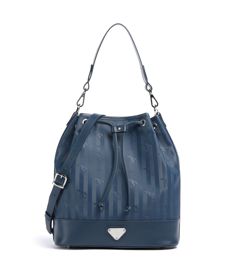 Maison Mollerus Vinerus Niesen Bucket bag deep blau