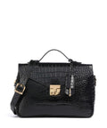 Maison Mollerus Croco Marly Handbag classic schwarz