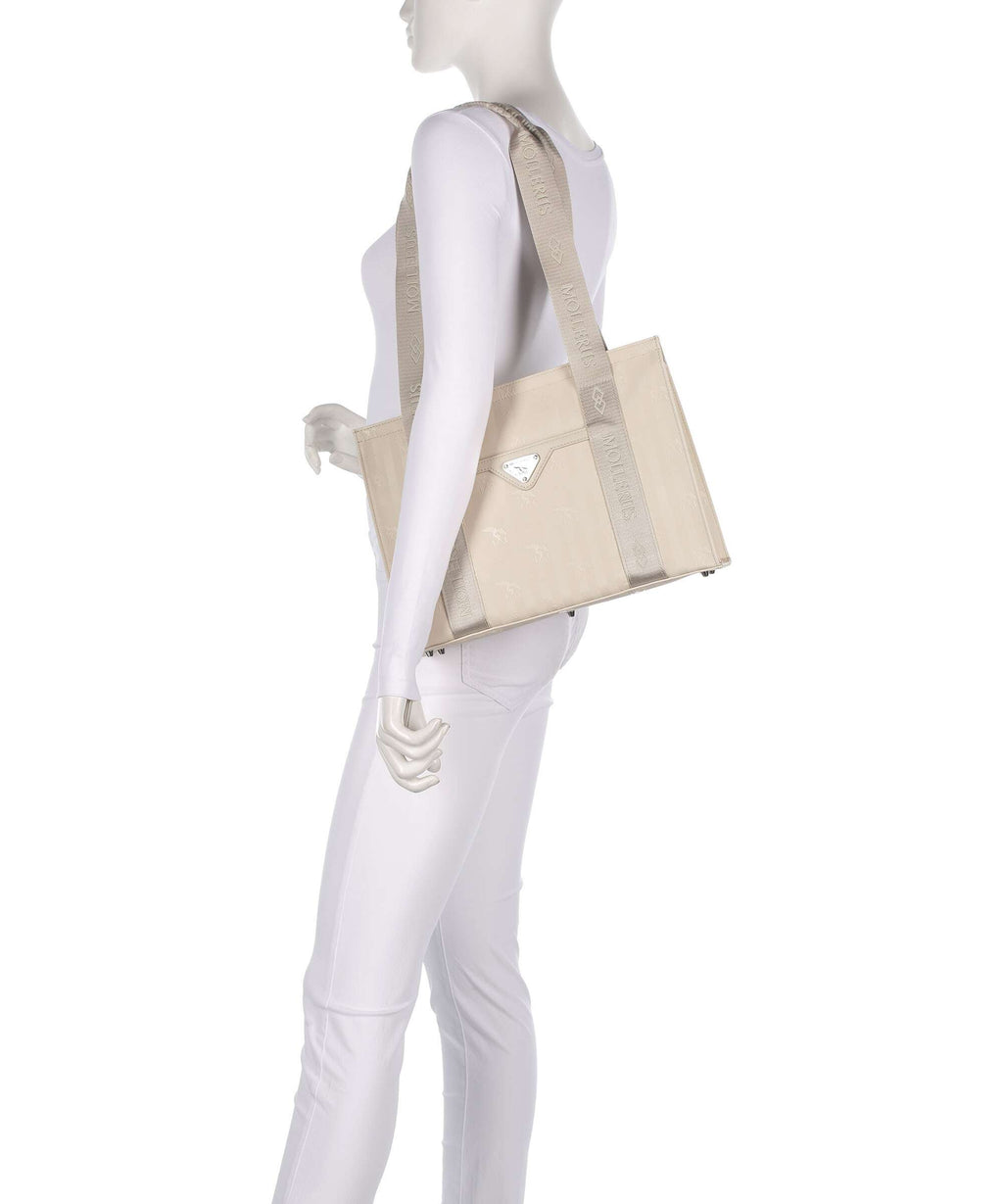 Maison Mollerus Vinerus Berlin Tote bag pearl weiss