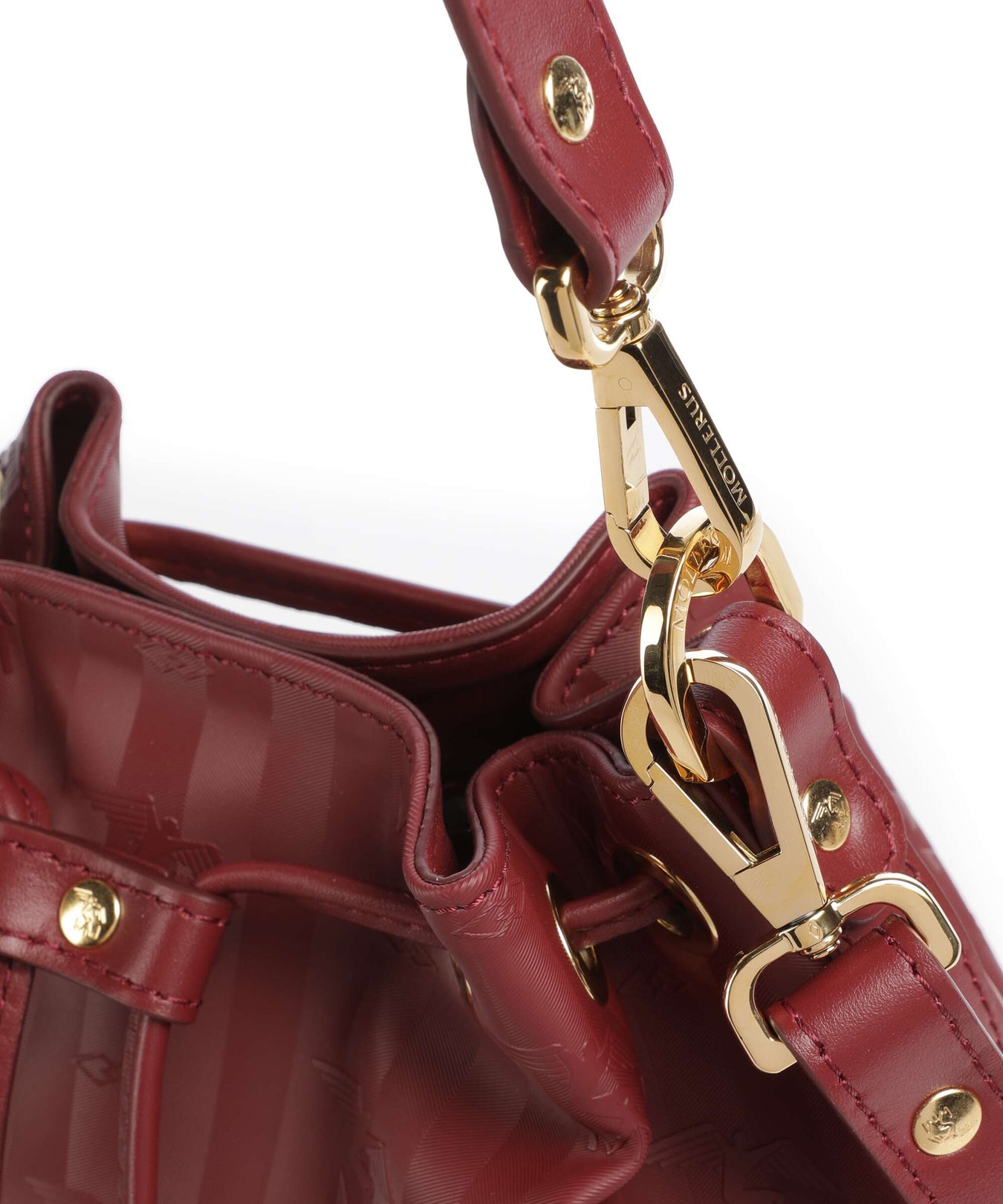 Maison Mollerus Vinerus Sion Bucket bag antique rot