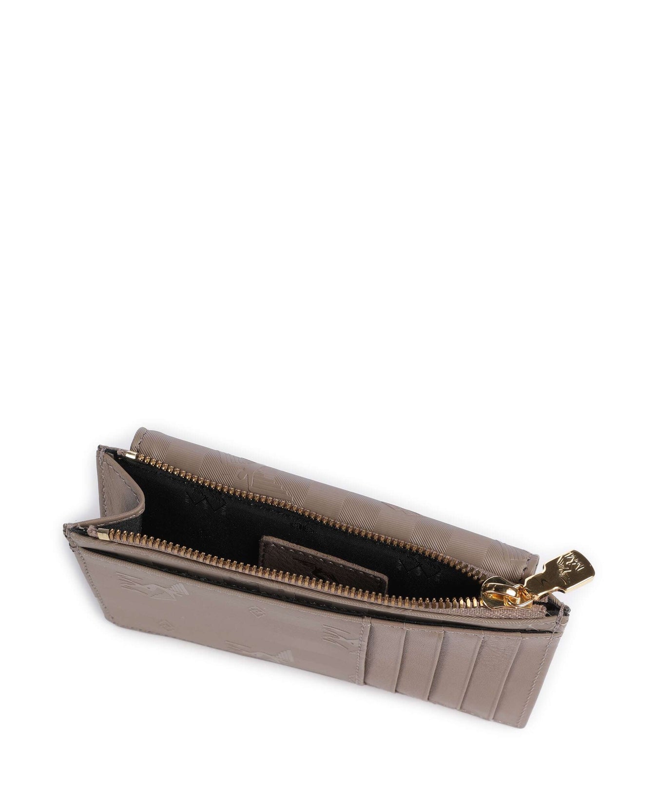 Maison Mollerus Canvas Buin Credit card holder taupe grau