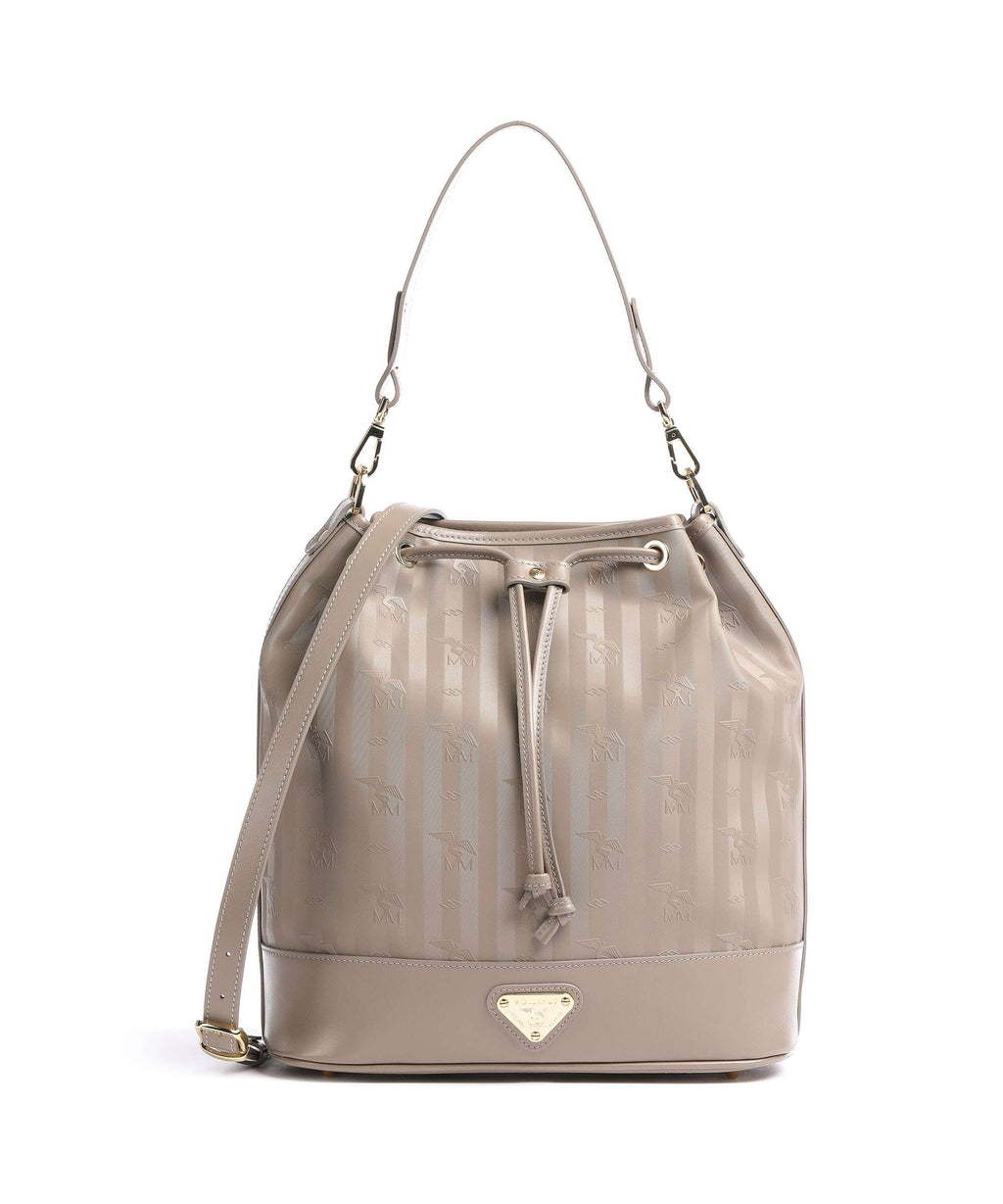 Maison Mollerus Vinerus Niesen Bucket bag taupe