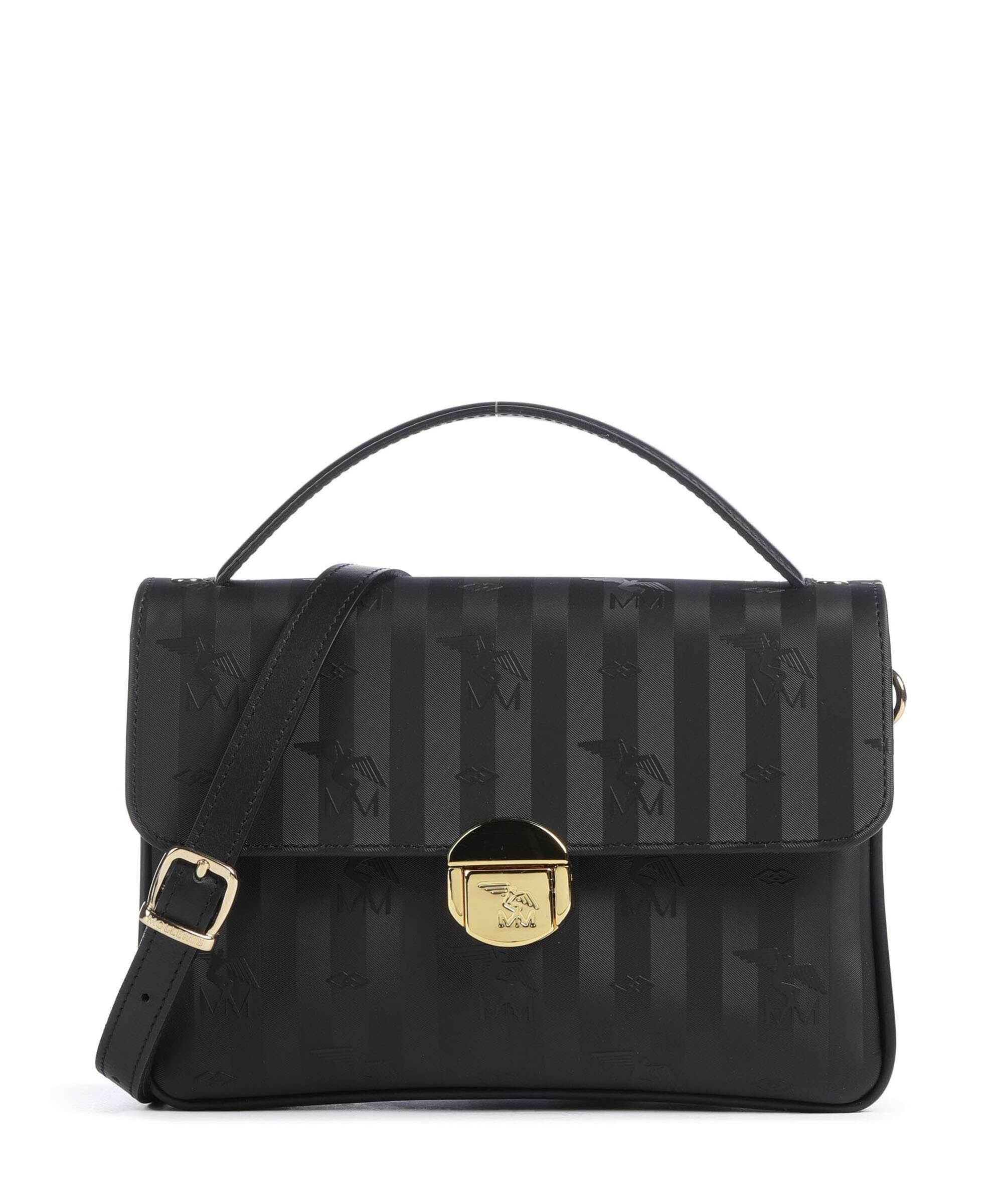 Maison Mollerus Vinerus Signau Crossbody bag schwarz